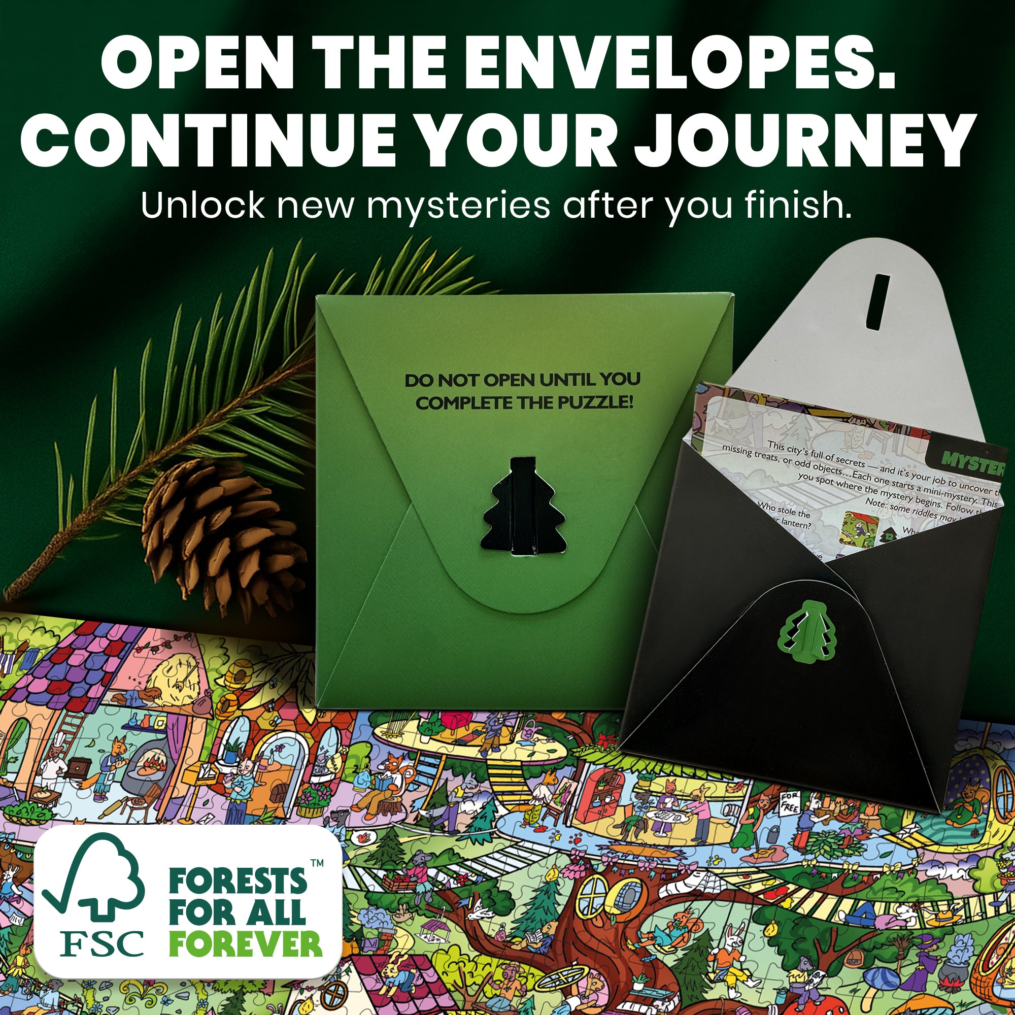 1000 Pcs Puzzle for Adults with Hidden Tasks | Twigtail Kingdom