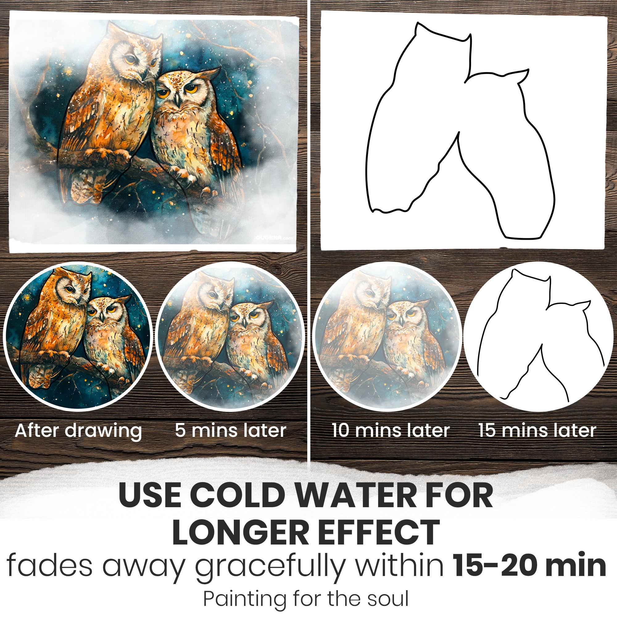 Water Painting Dementia Activities for Seniors | Birds