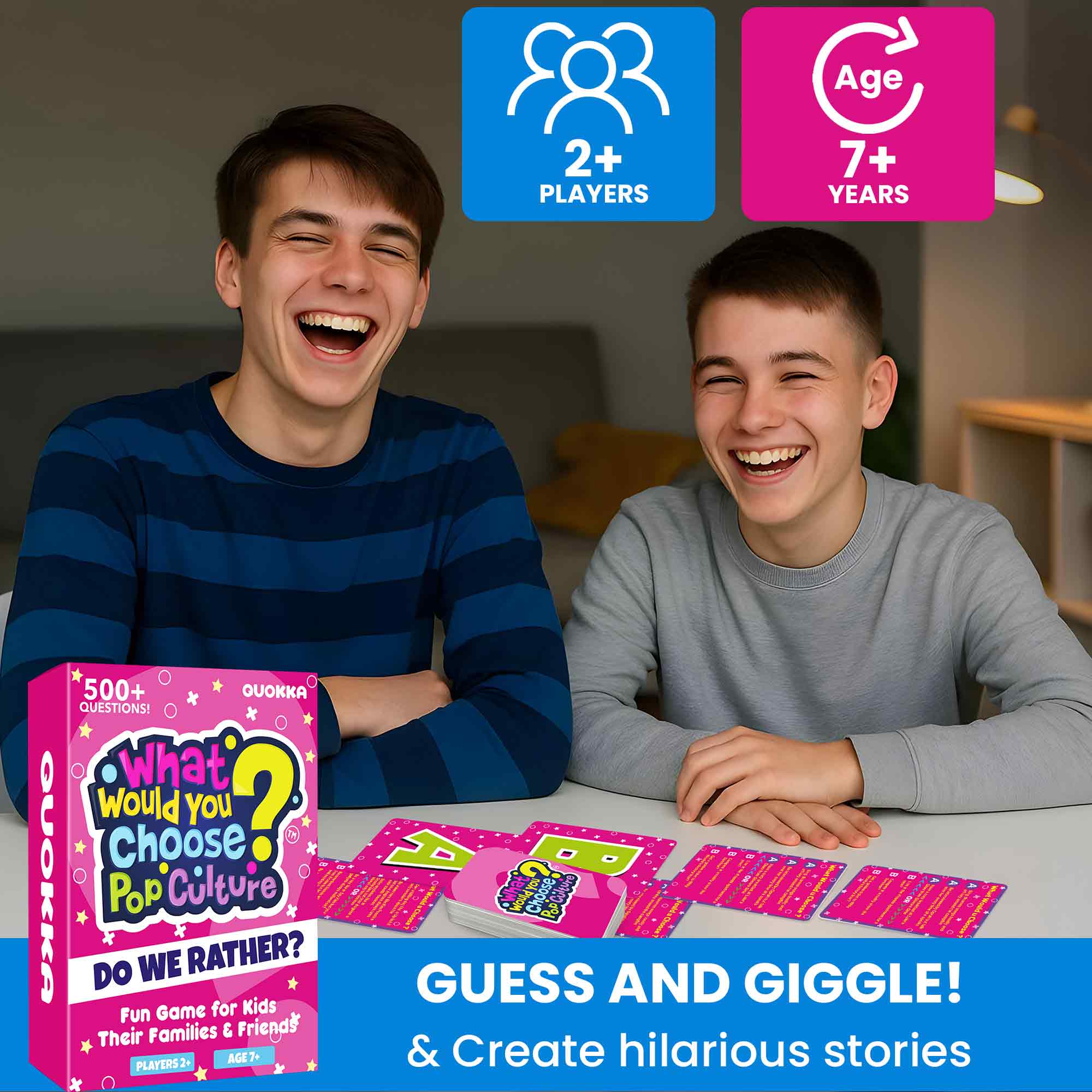 Trivia Game What Would You Choose? Pop Culture for Kids & Family