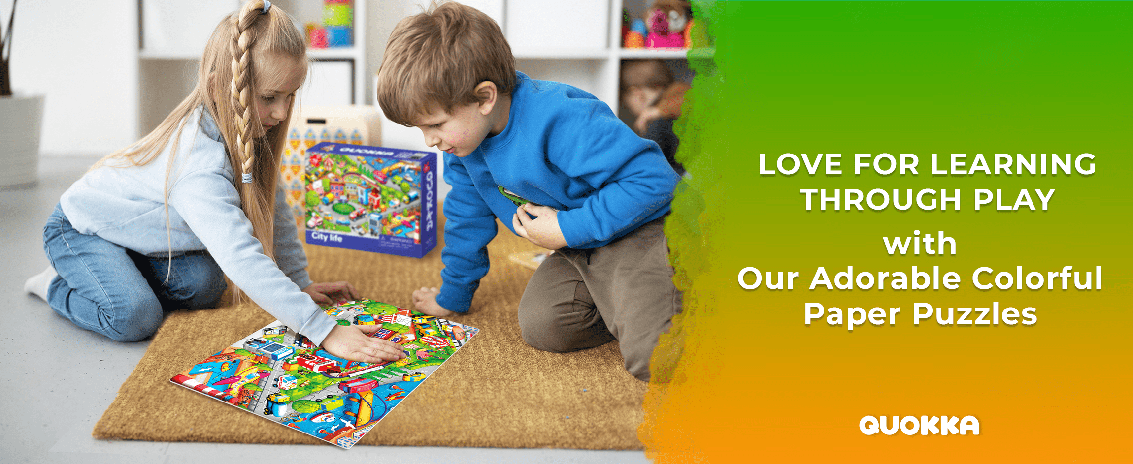 Floor jigsaw puzzles