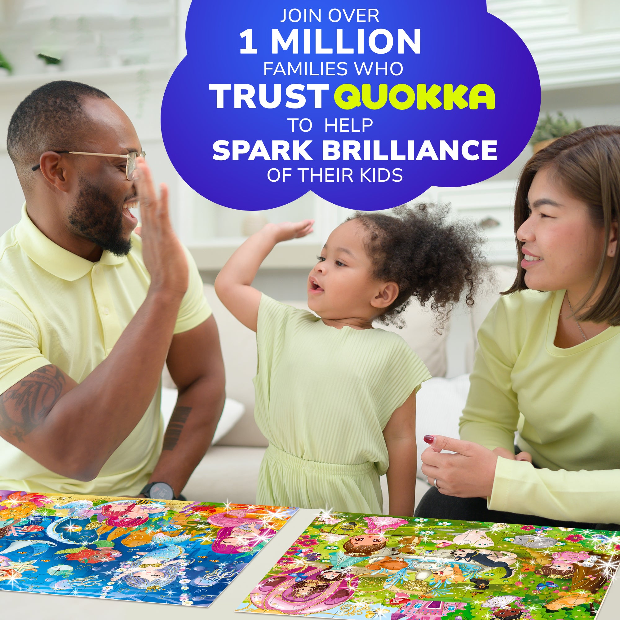 60 Piece Puzzles for Kids | Unicorns, Mermaids, Princesses & Fairy Tale