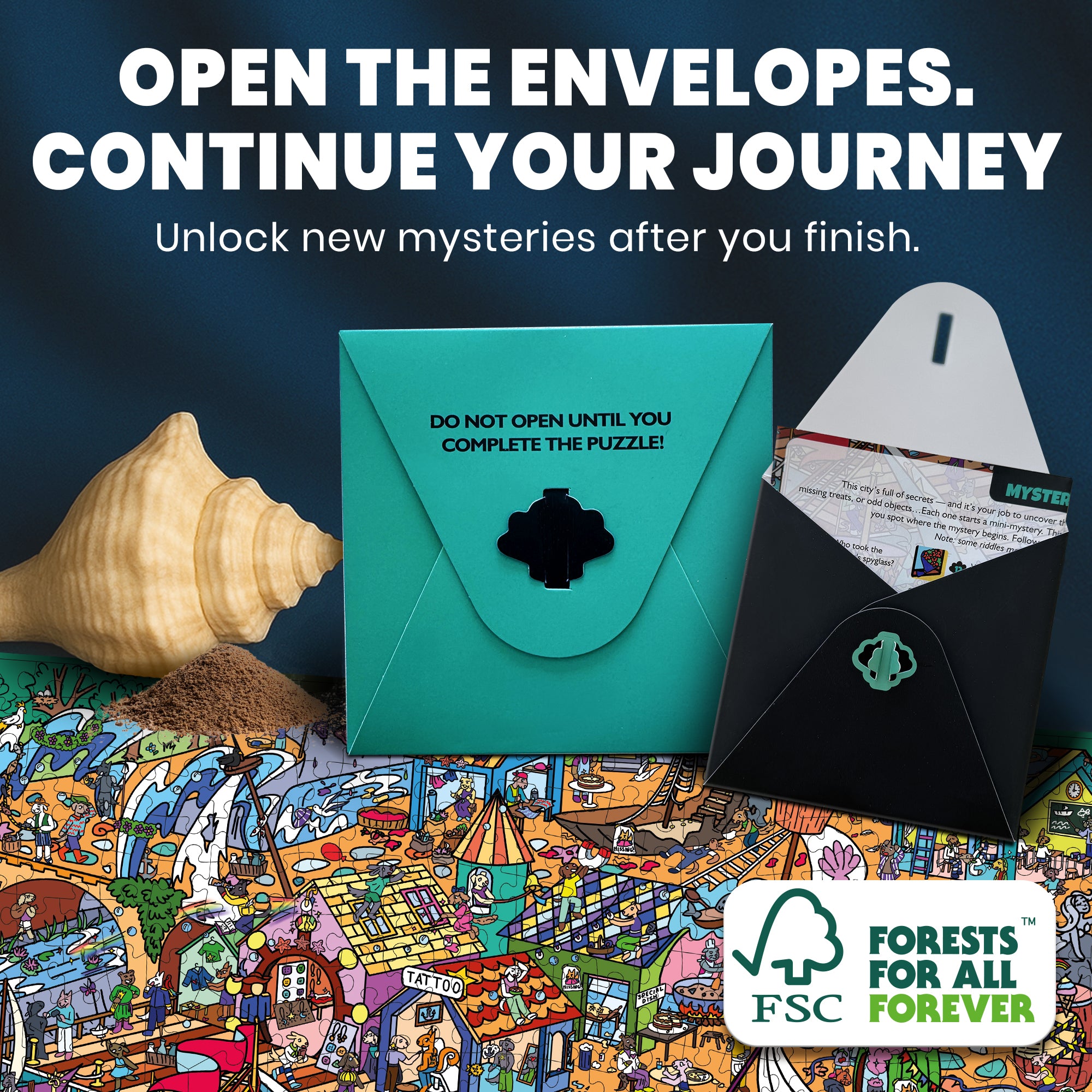 1000 Pcs Puzzle for Adults with Hidden Tasks | Furfloat Kingdom