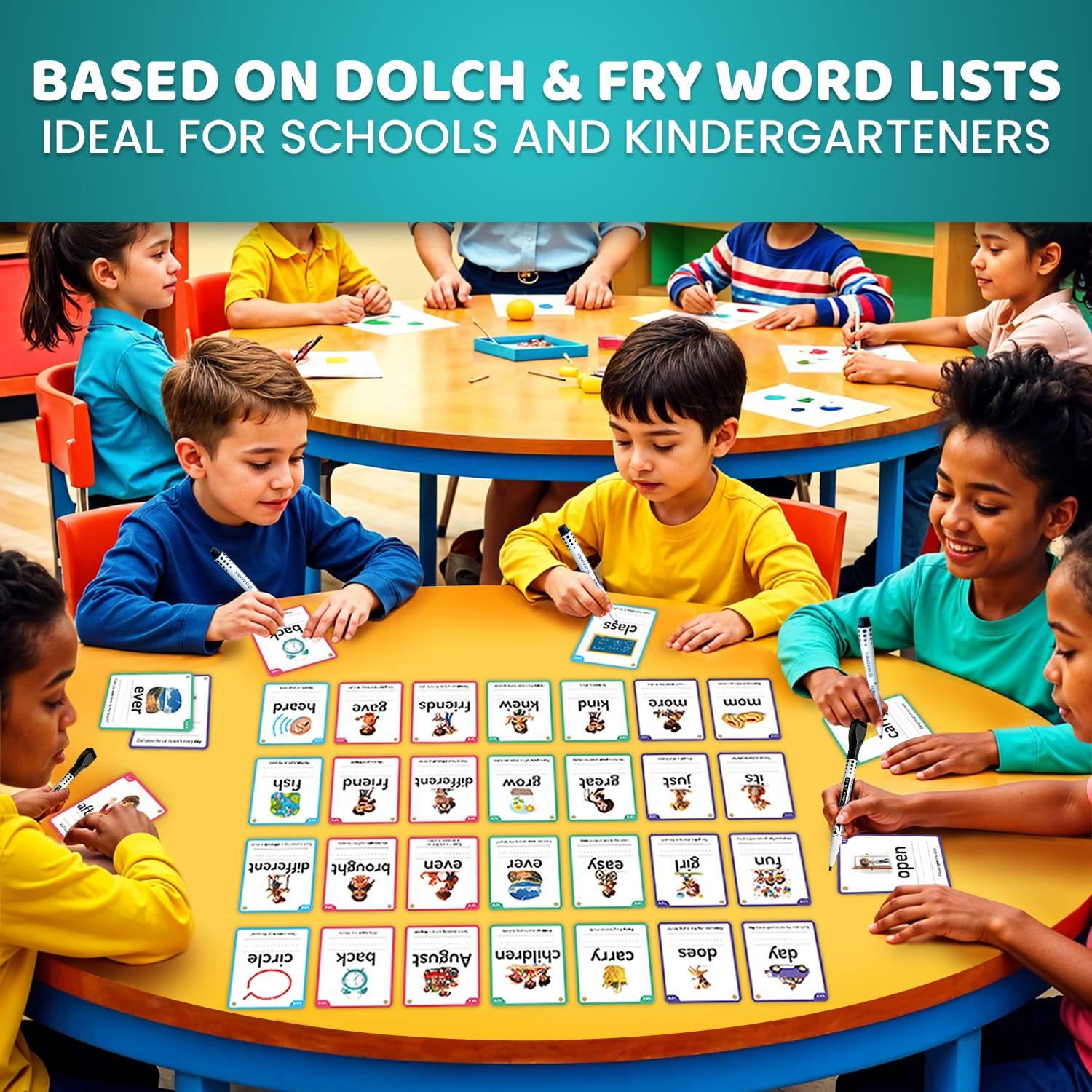 Based on Dolch & Fry Word Lists