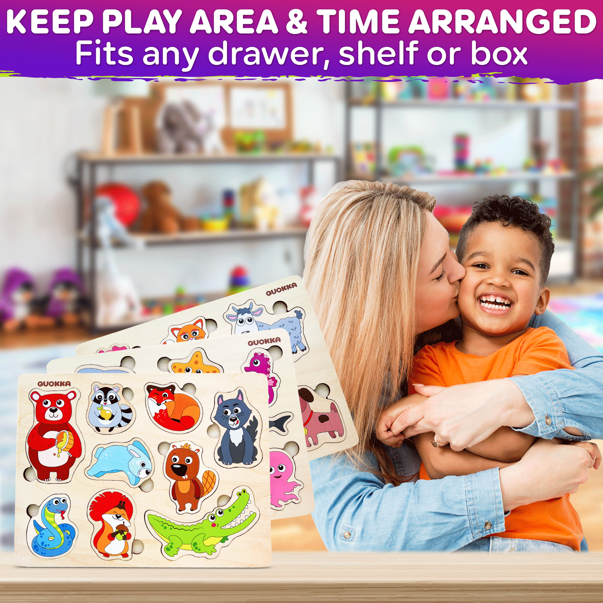 Animals Puzzle for Baby and Toddler