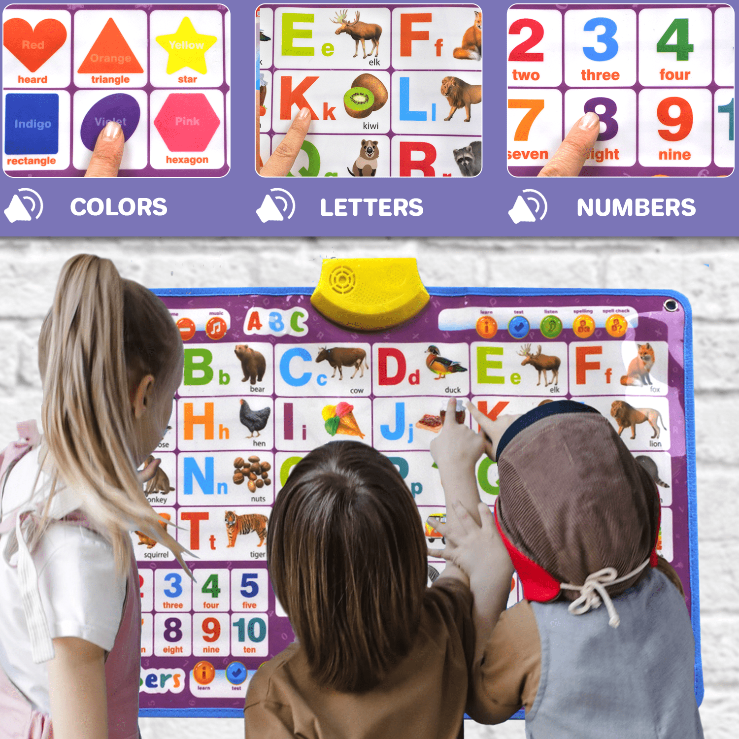 Alphabet Poster Preschool Learning Toy