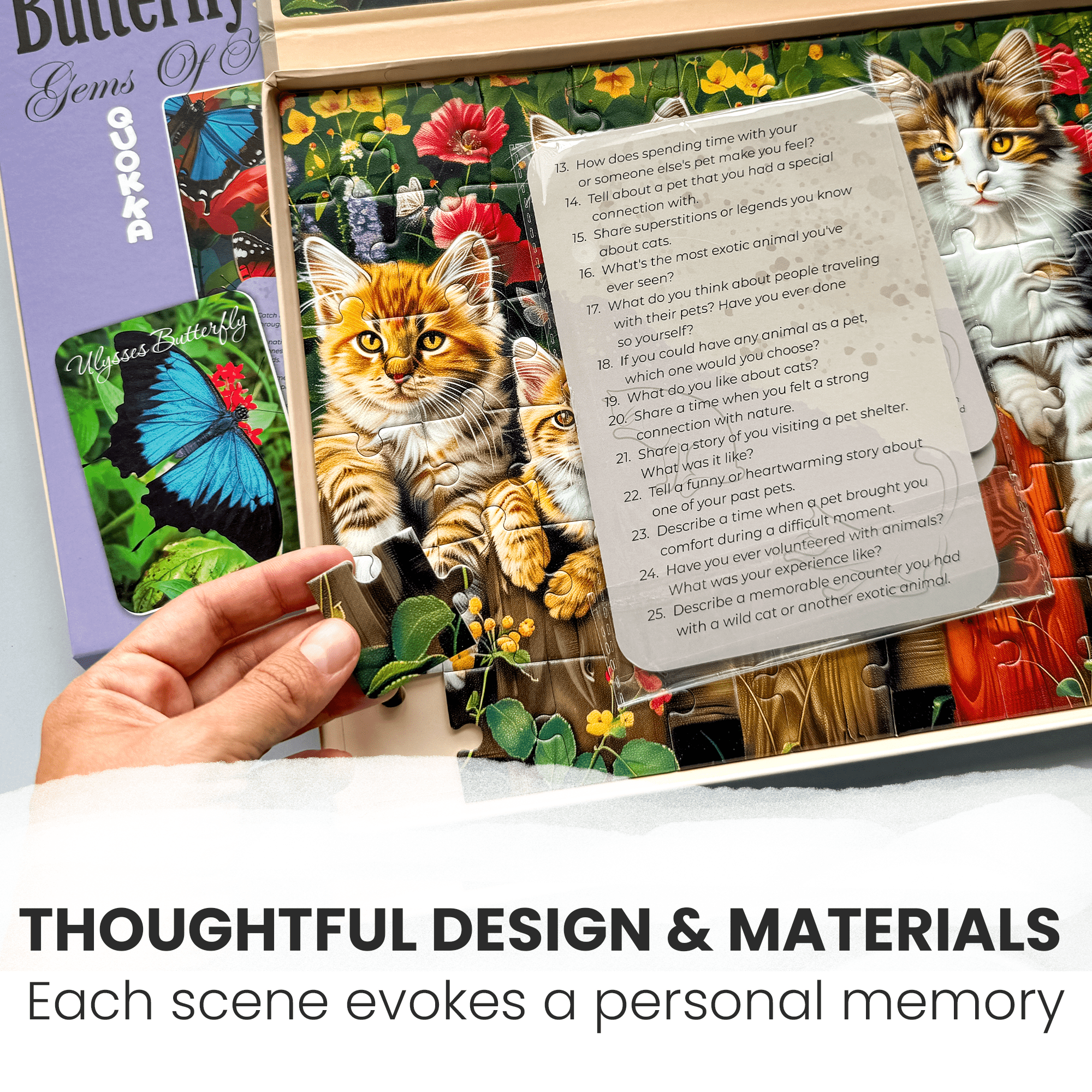 60 Pieces Dementia Puzzles for Elderly Gems of Nature