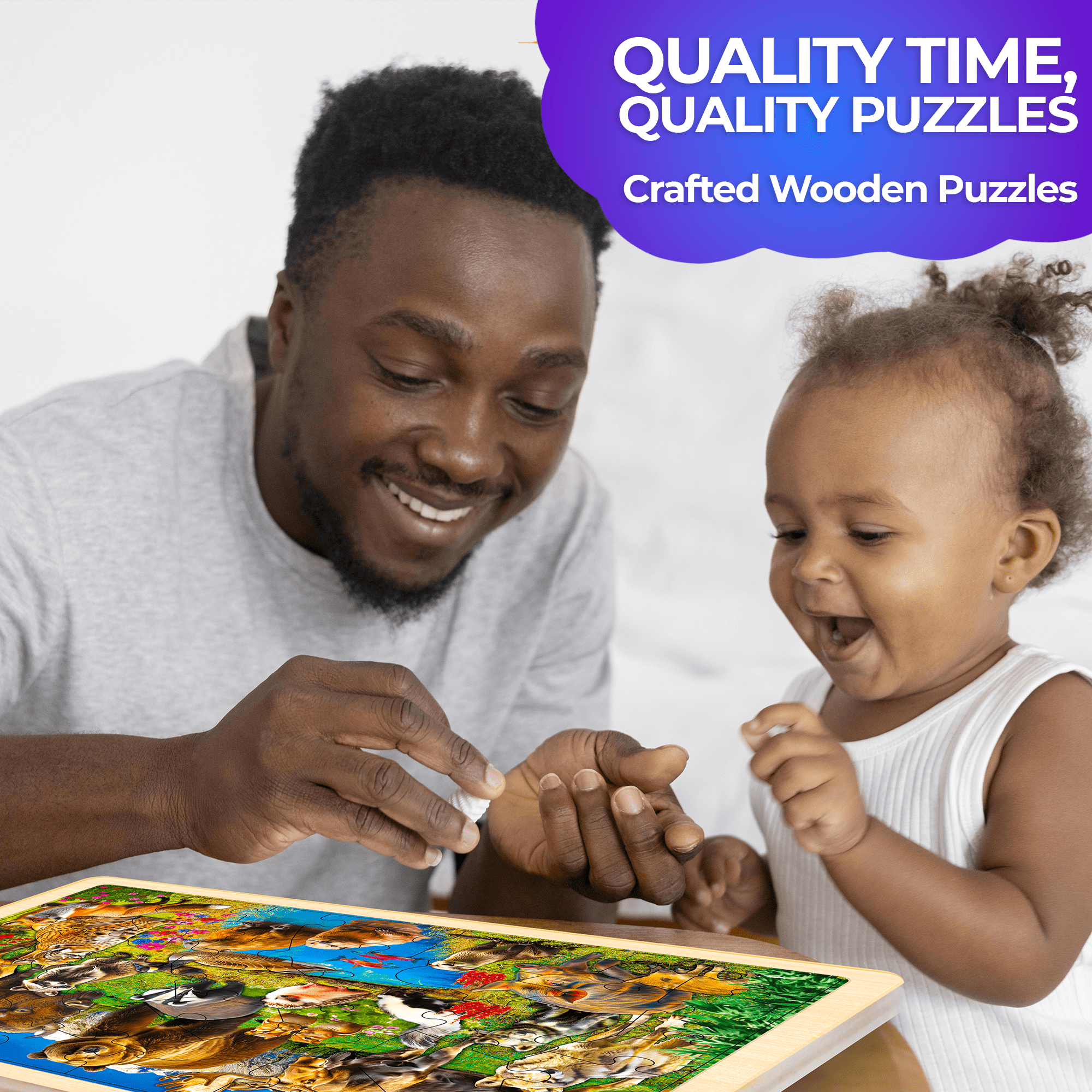 Crafted Wooden Puzzles