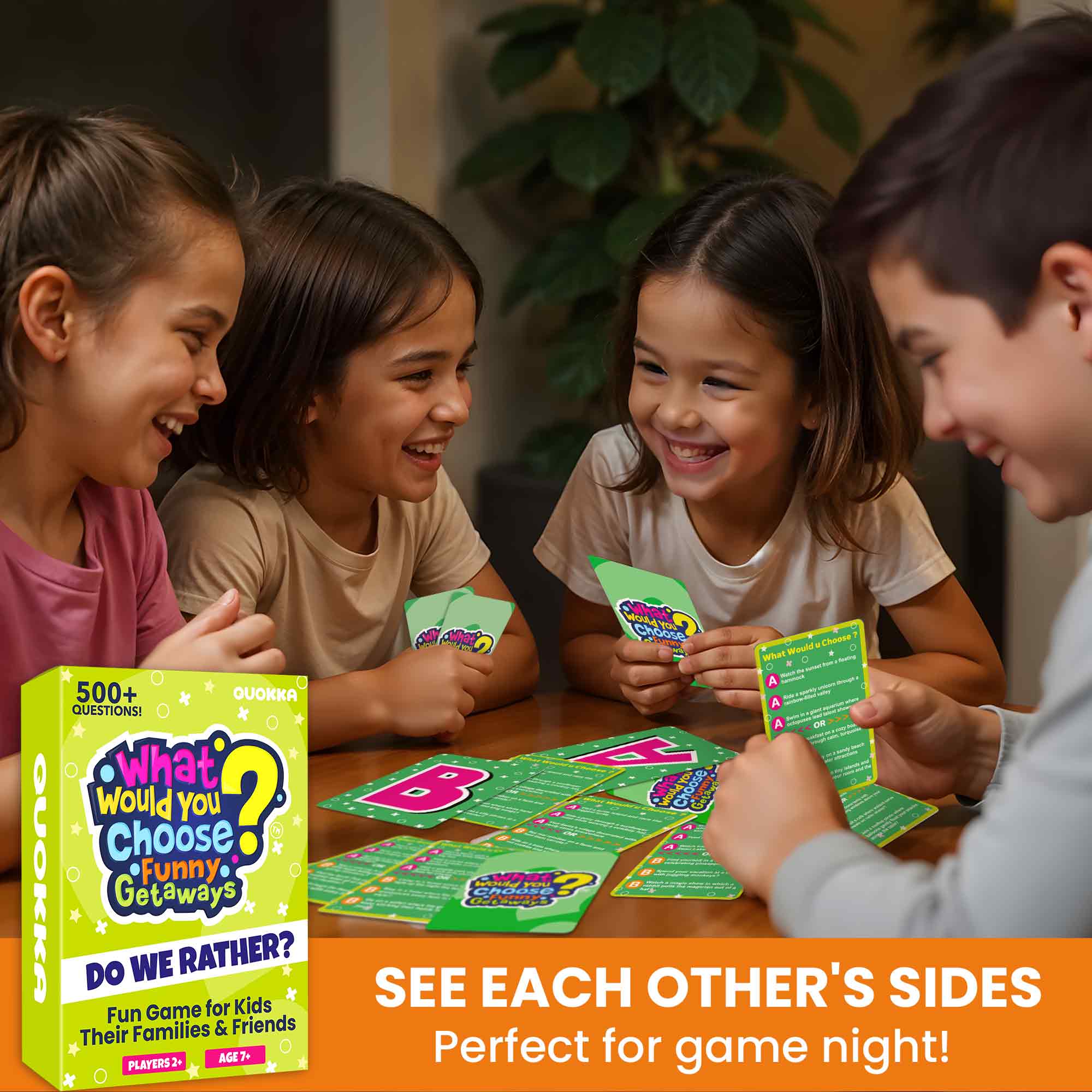 Card Game What Would You Choose? Getaways for Kids & Family