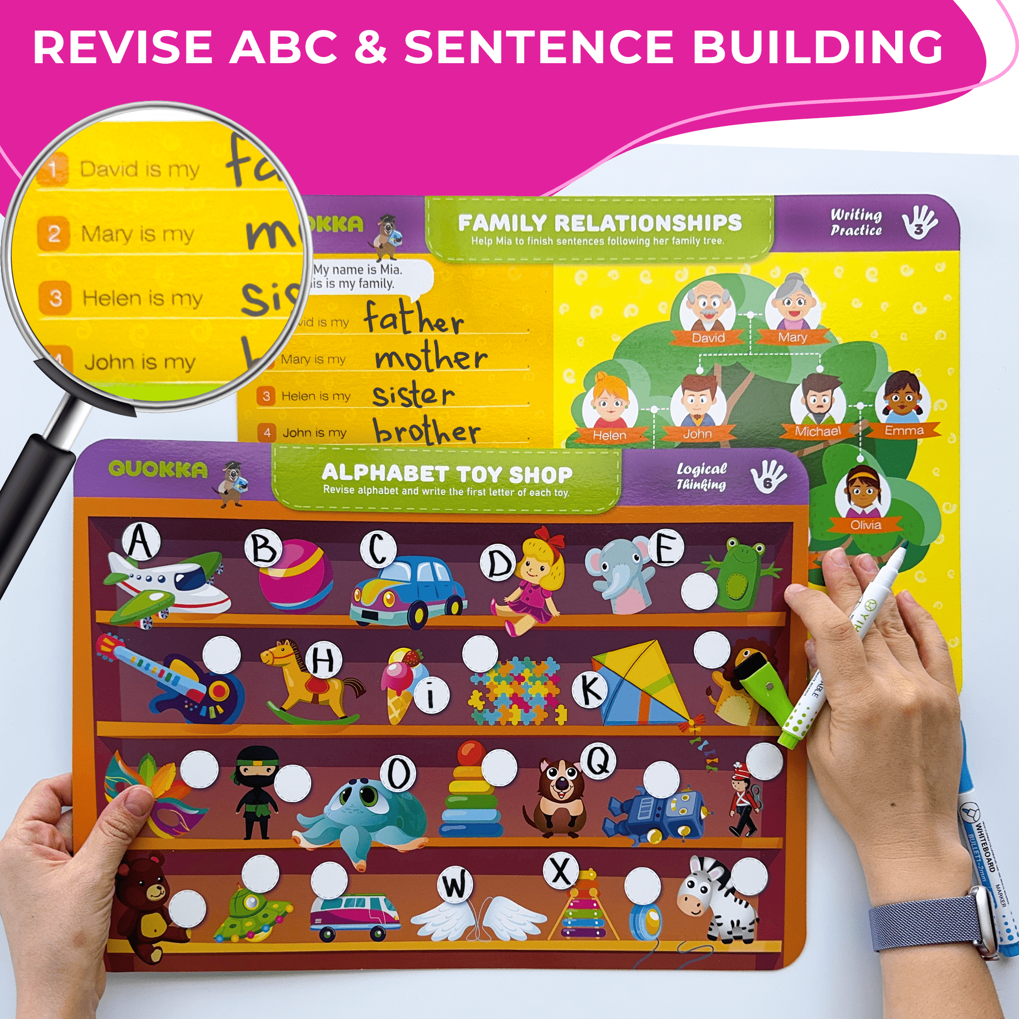 ABC learning cards