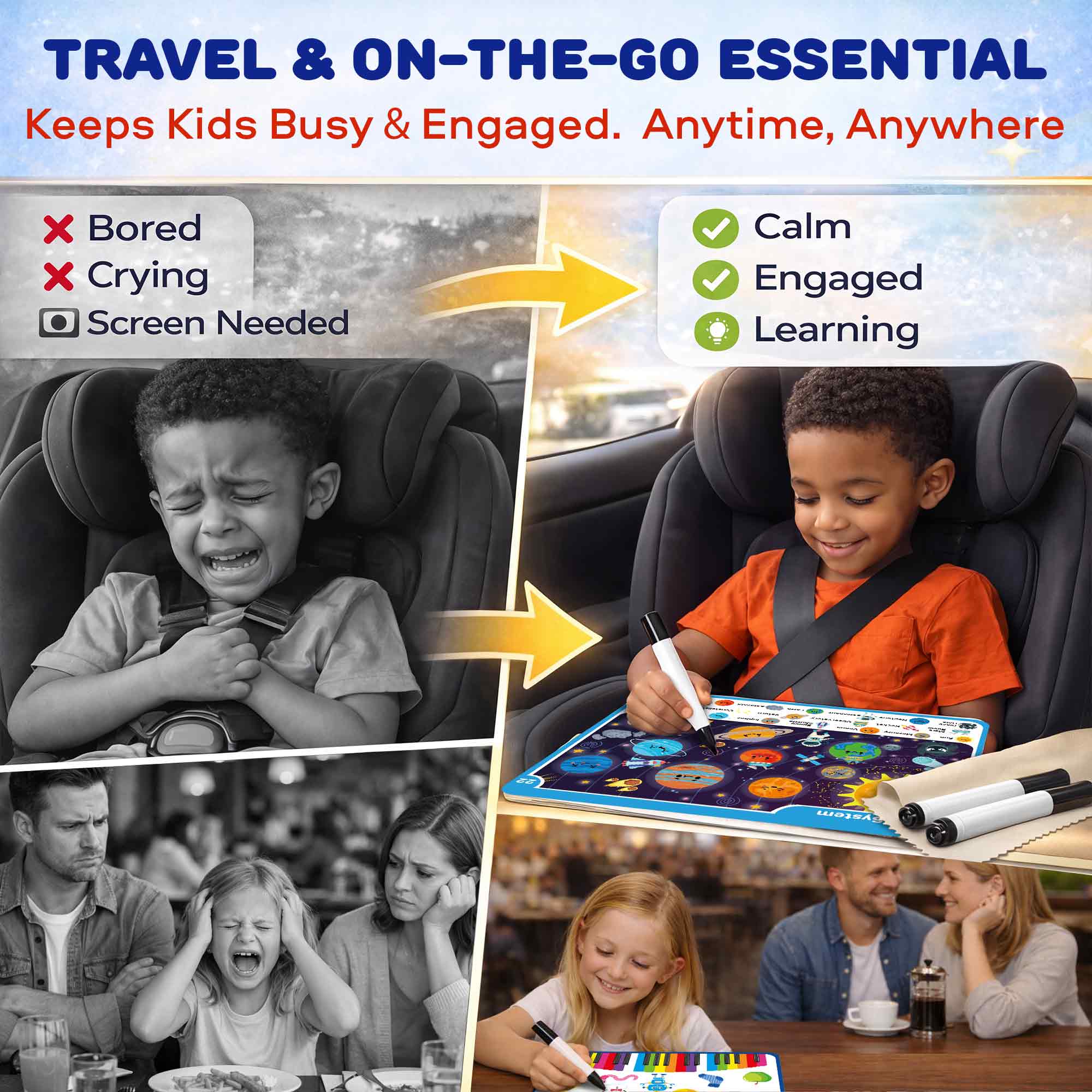 Busy Book for Toddlers - Adventure Search & Find Activity