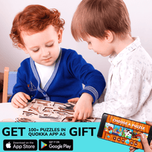 Load image into Gallery viewer, Toddler Puzzles Real Animal Wooden Set | Farm Ocean Wild Animals
