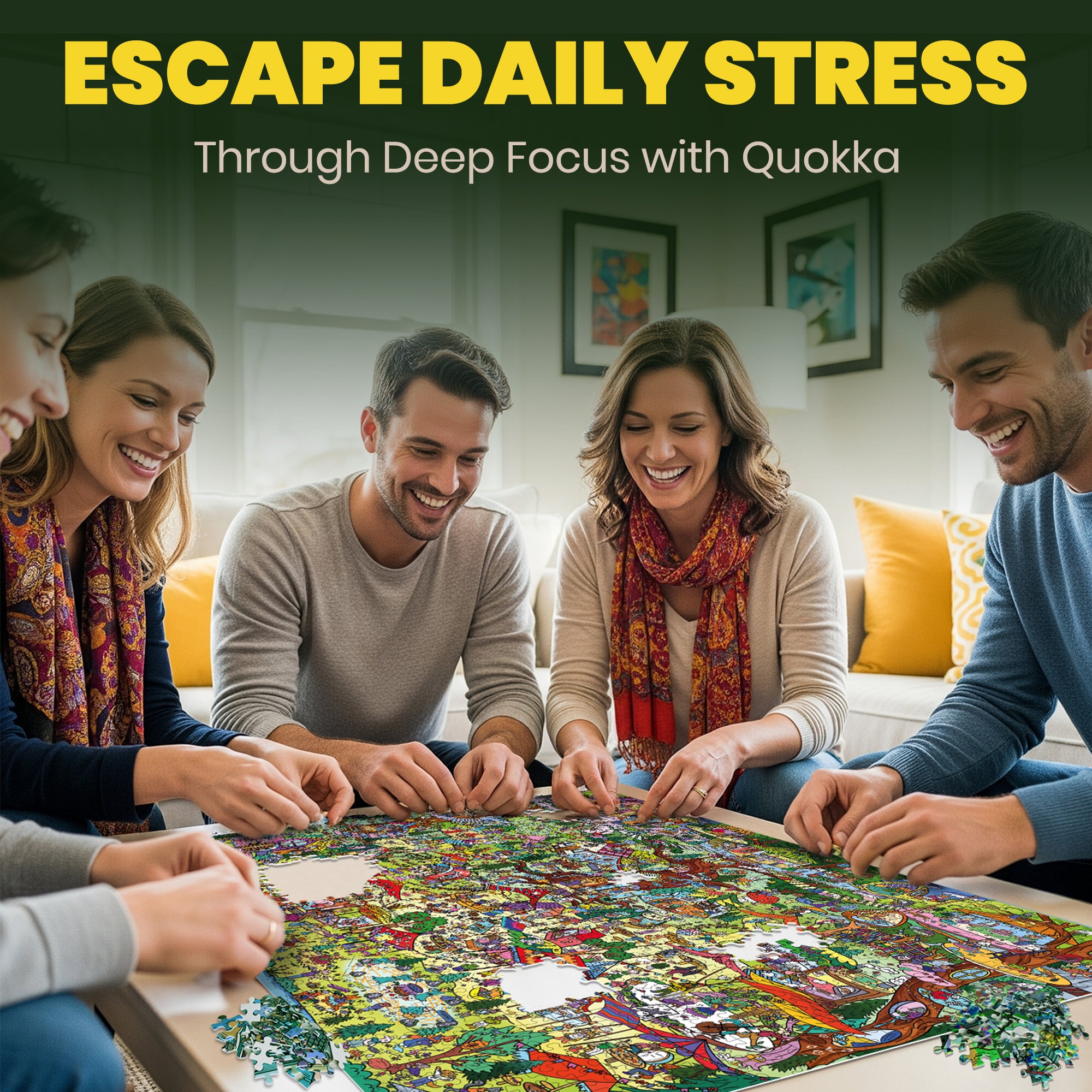 1000 Pcs Puzzle for Adults with Hidden Tasks | Twigtail Kingdom