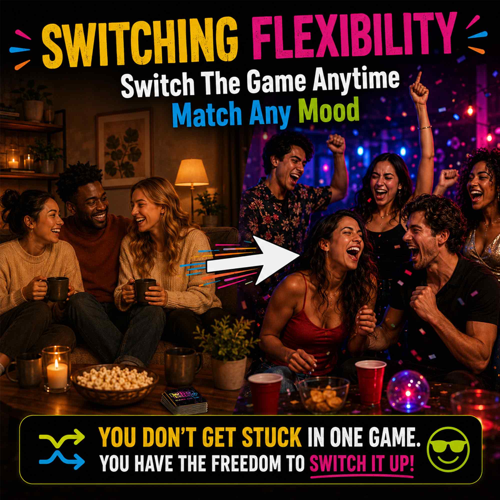 4 Set Party Games – Who Knows Me Better? for Adults