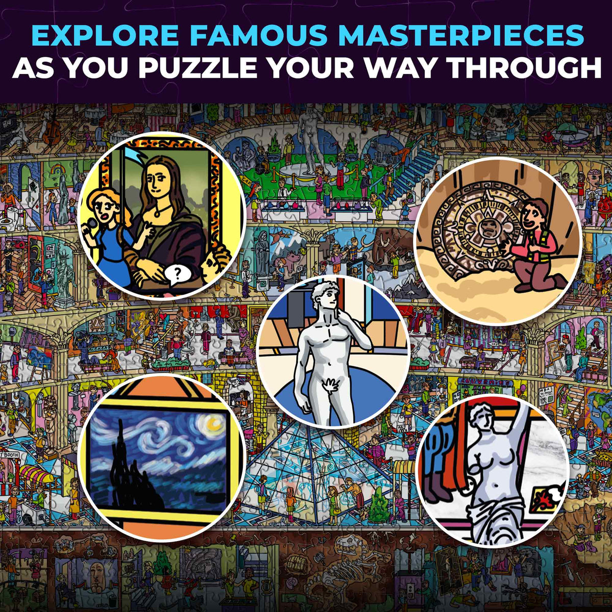 1000 Pcs Puzzle for Adults with Hidden Tasks - Grand Museum