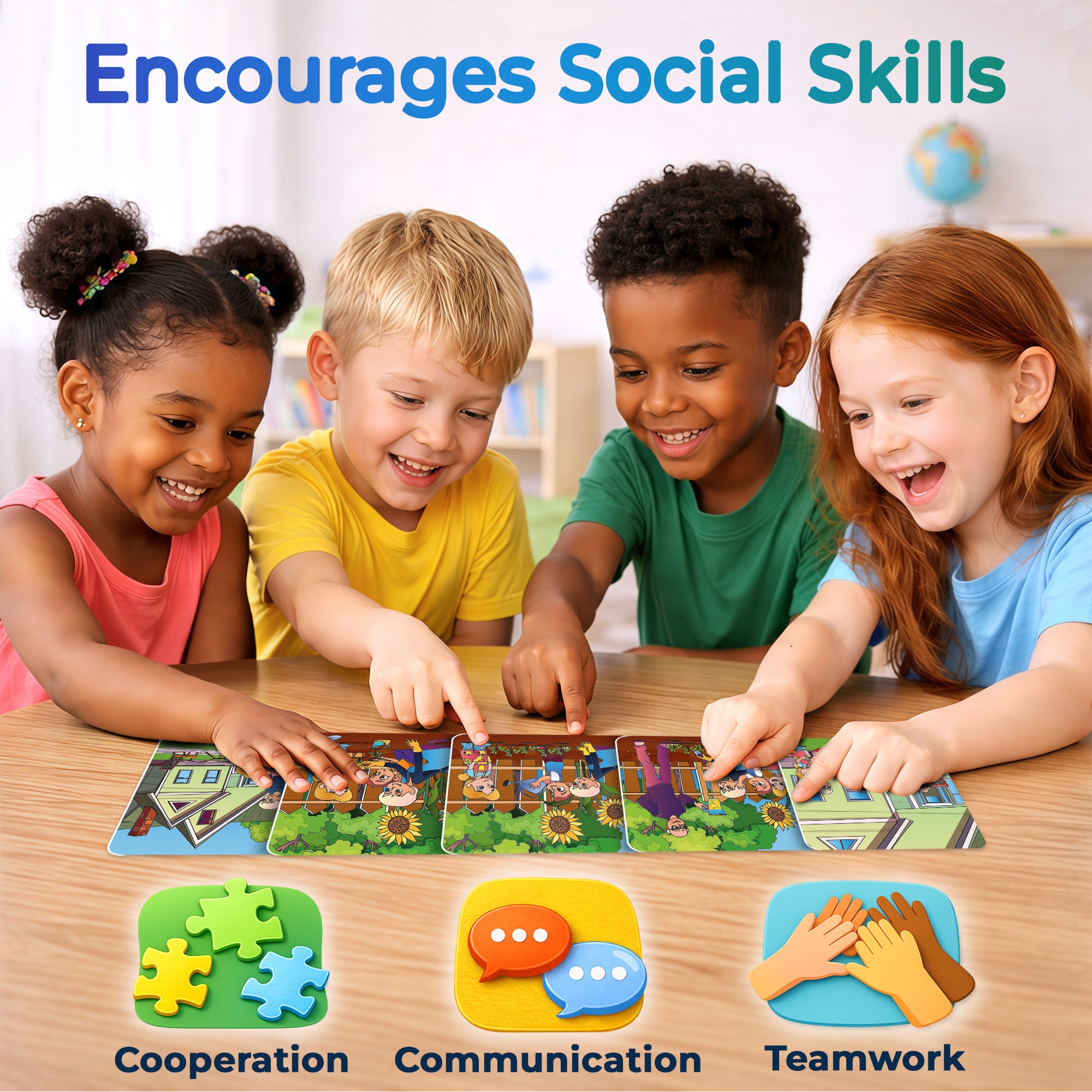 150 Story Sequence Cards for Toddlers | Autism Learning Toys