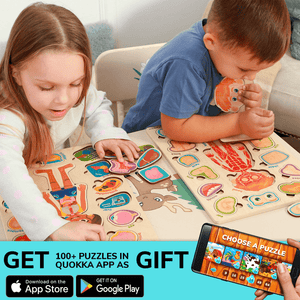 Puzzles for Toddlers Games Our Boby Parts | Preschool Learning Toys