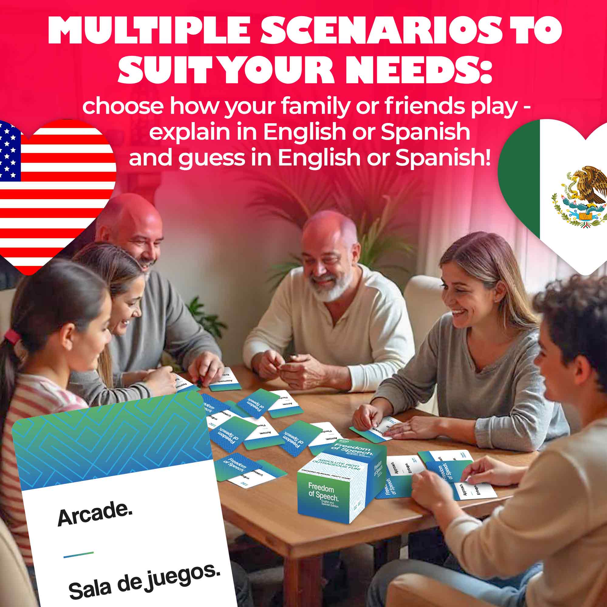 Bilingual Card Game – Fun Spanish & English Family Game