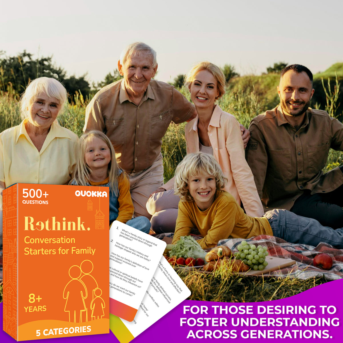 Rethink!: Conversation Starters for Family | 100 Cards