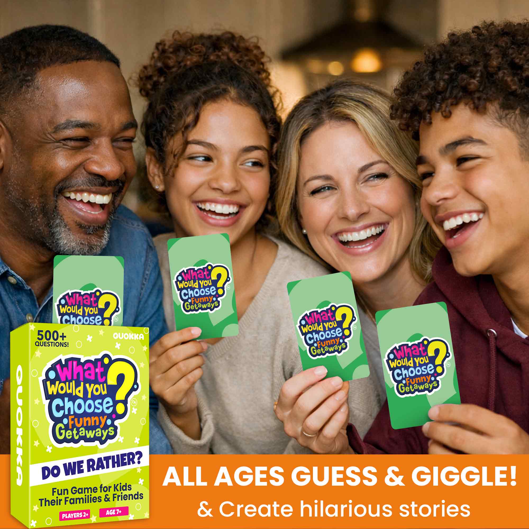 Card Game What Would You Choose? Getaways for Kids & Family