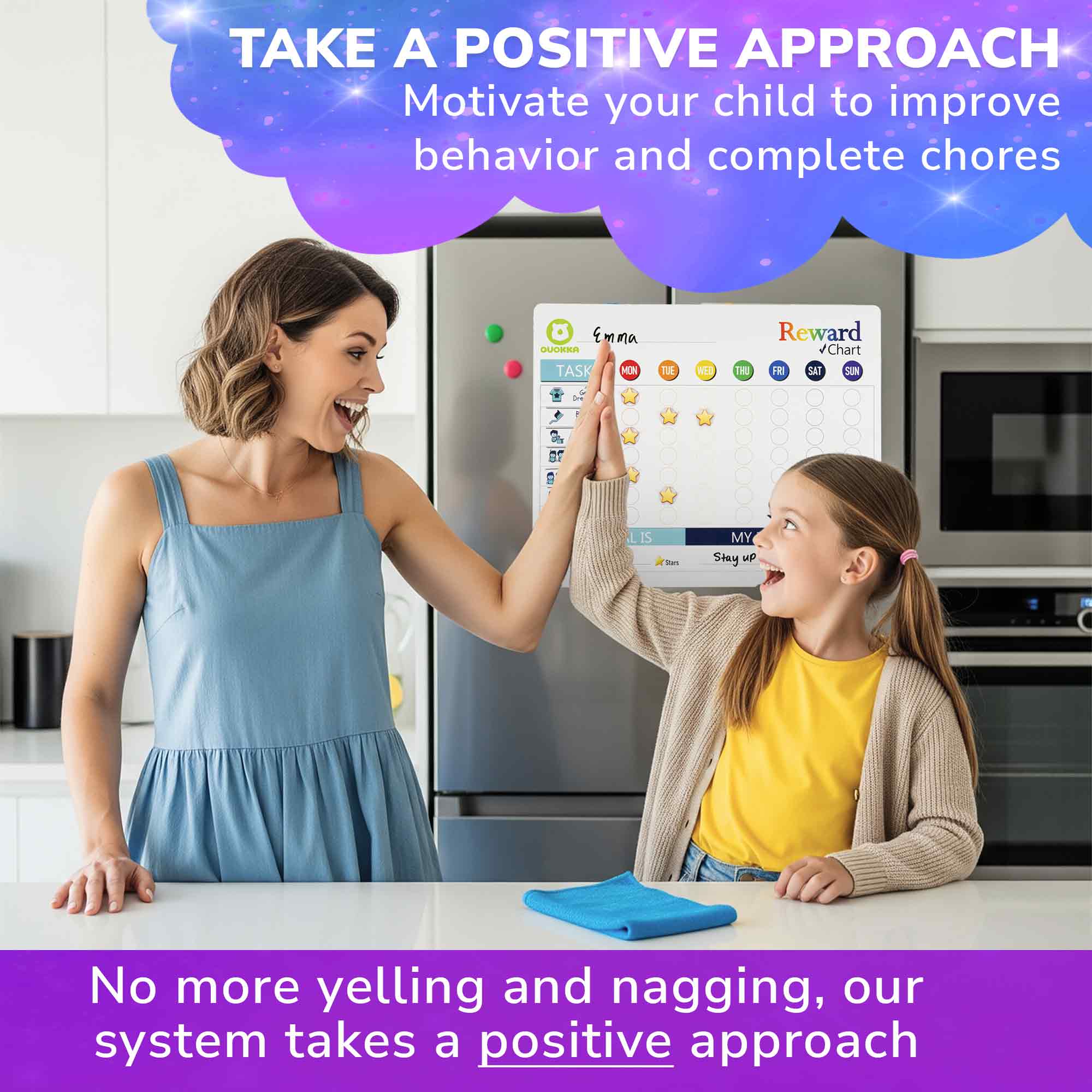 Chart to Finish Behavior Magnetic Wall Chart Poster