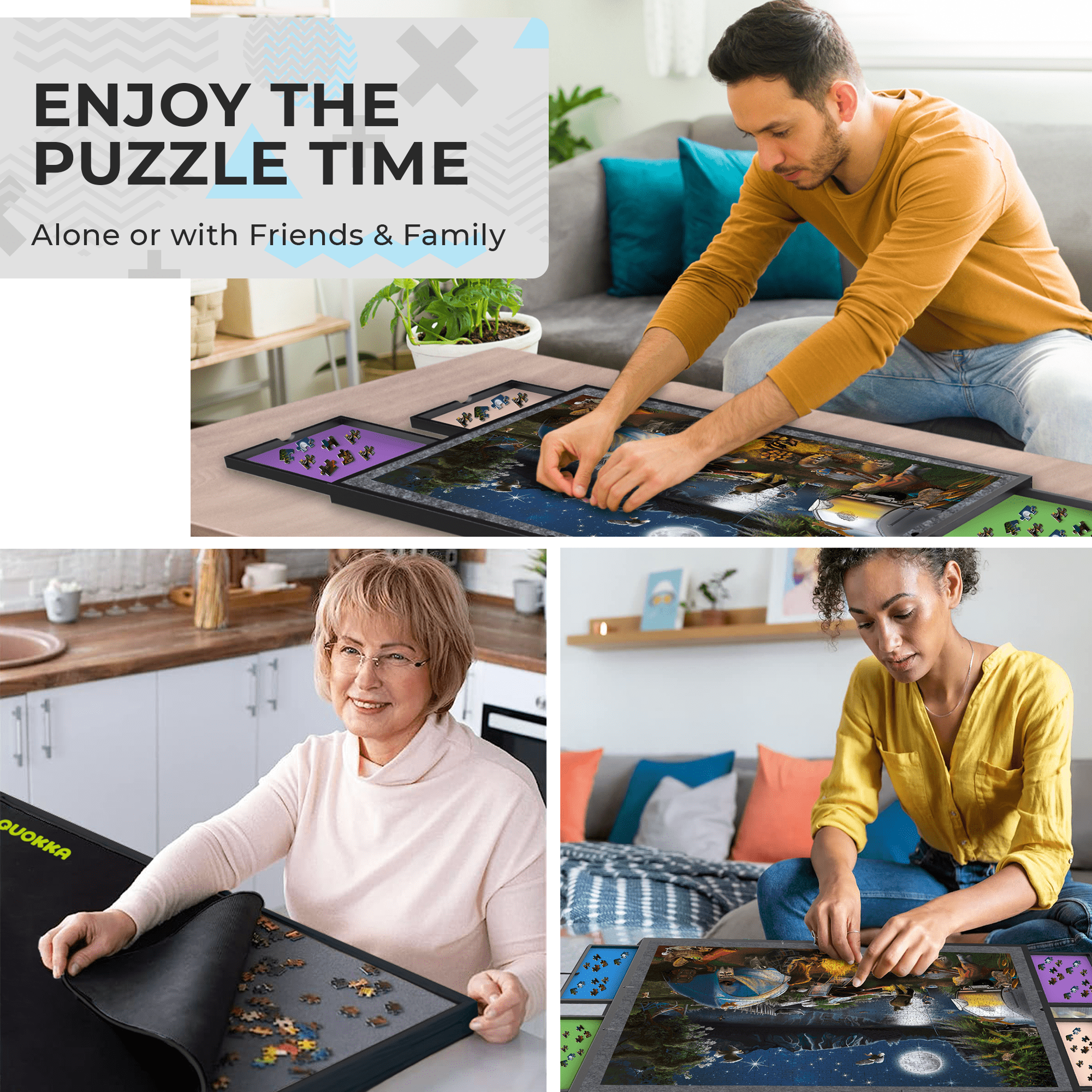 Spinning Jigsaw Puzzle Board