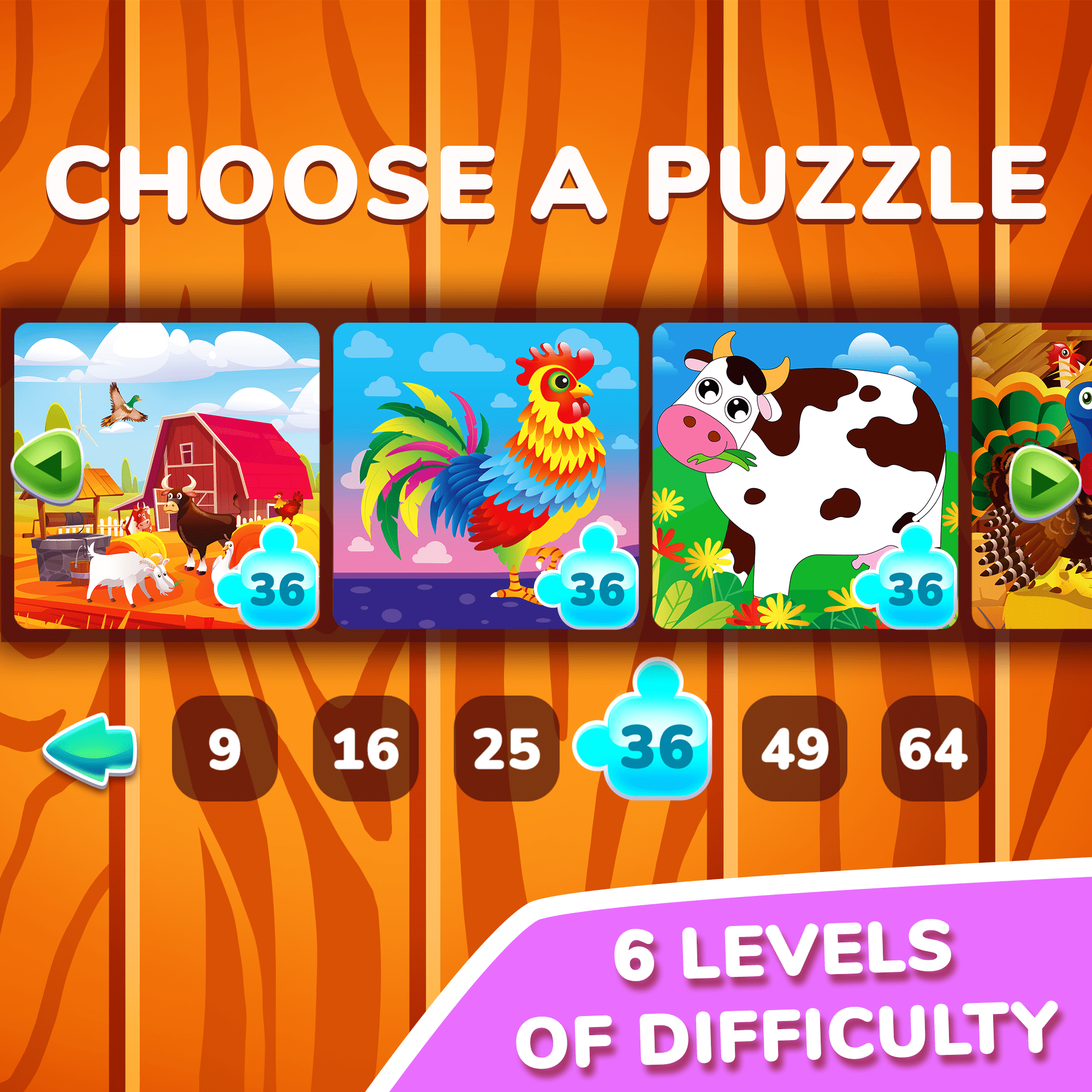 Animals Puzzles