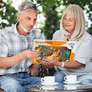 13 Piece Dementia Puzzles for Elderly | 3 Alzheimers Jigsaw Puzzle Games for Adults with Birds and Cats
