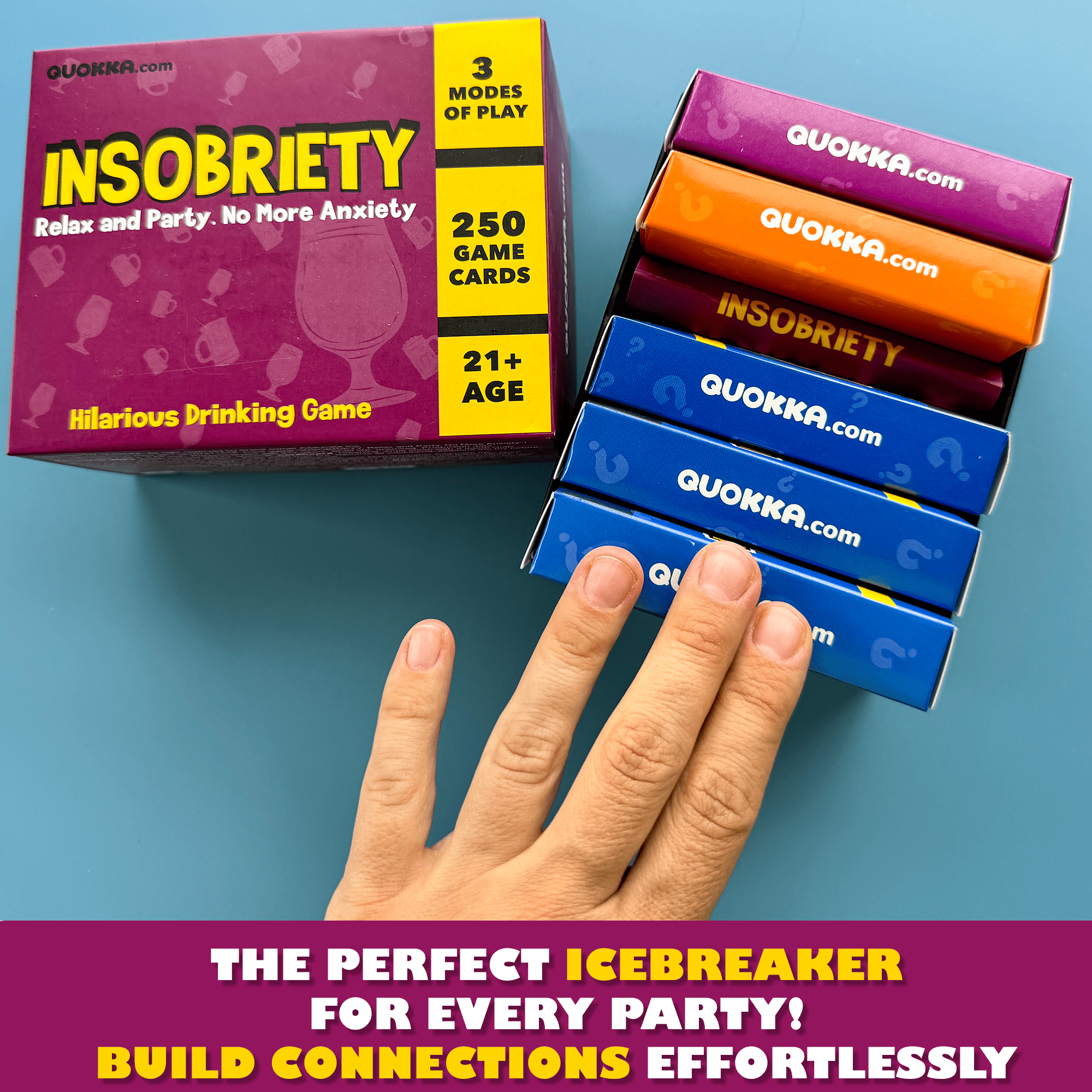 QUOKKA Insobriety Fun Party Game for Adults