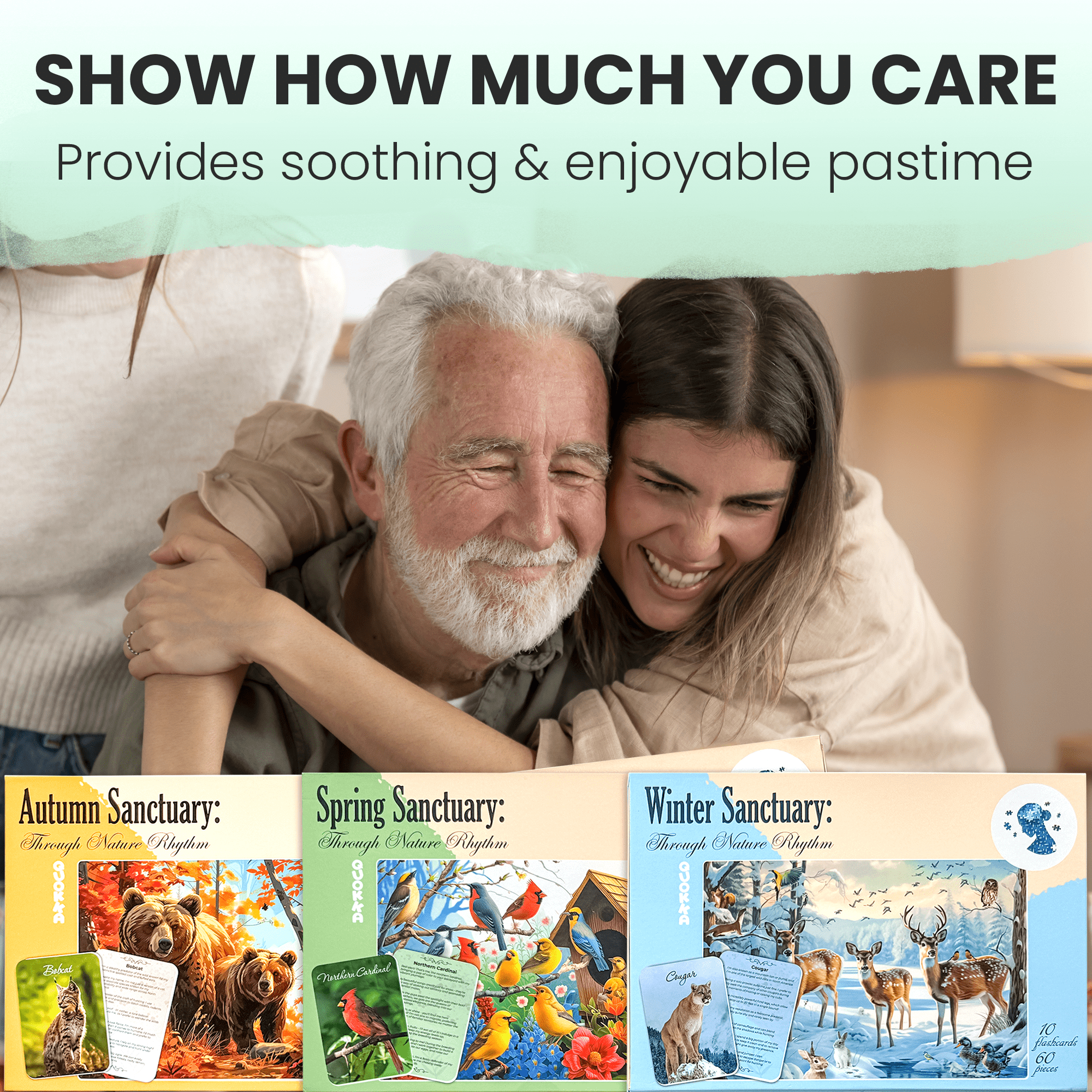 Set 3 Jigsaw Puzzles for Seniors