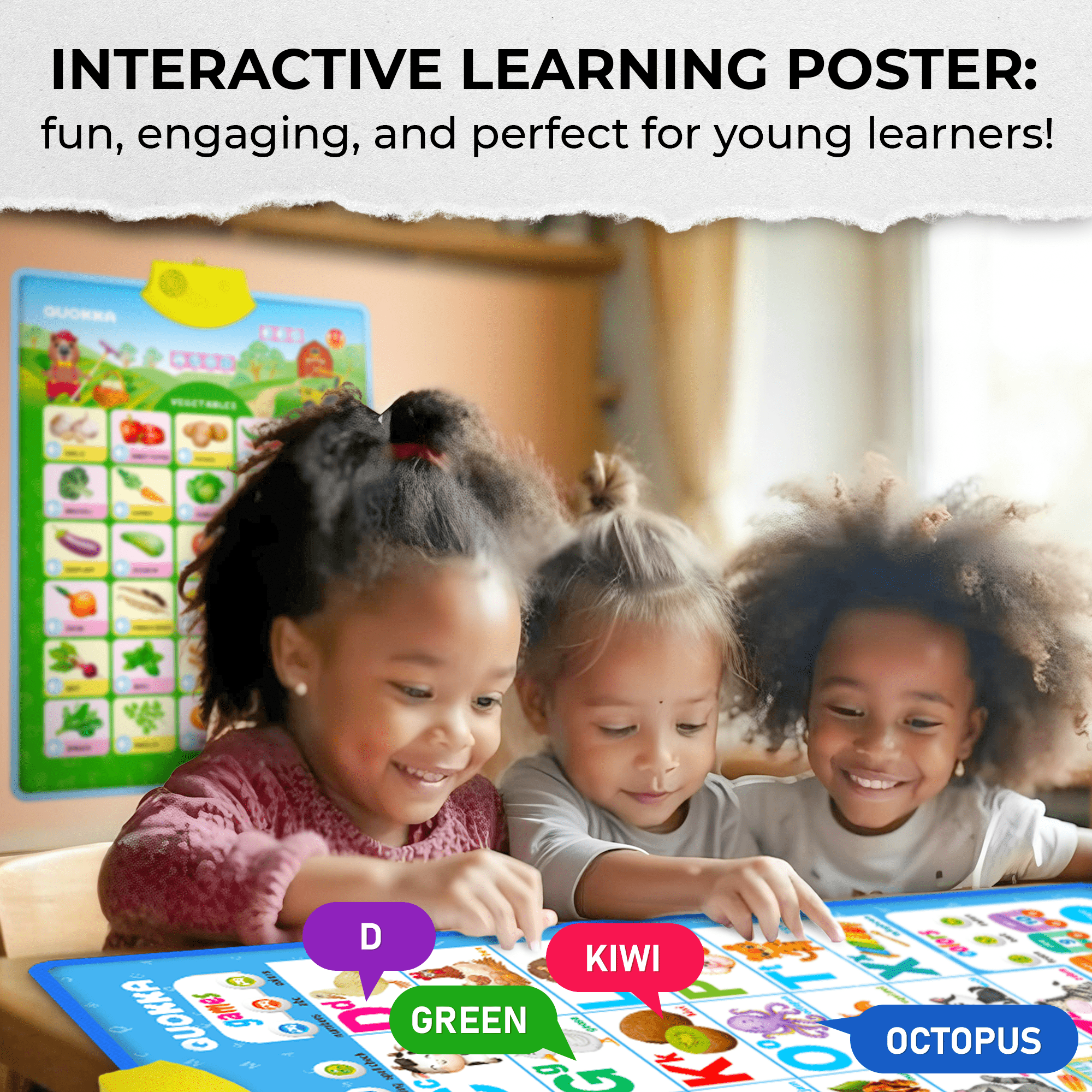 Learning Wall Chart for Toddlers