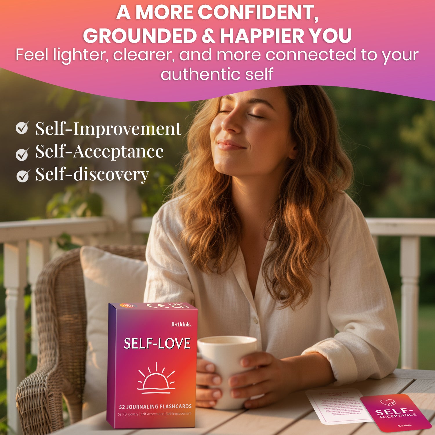 Self-Love: 52 Journaling Flashcards for Reflection & Self-Discovery