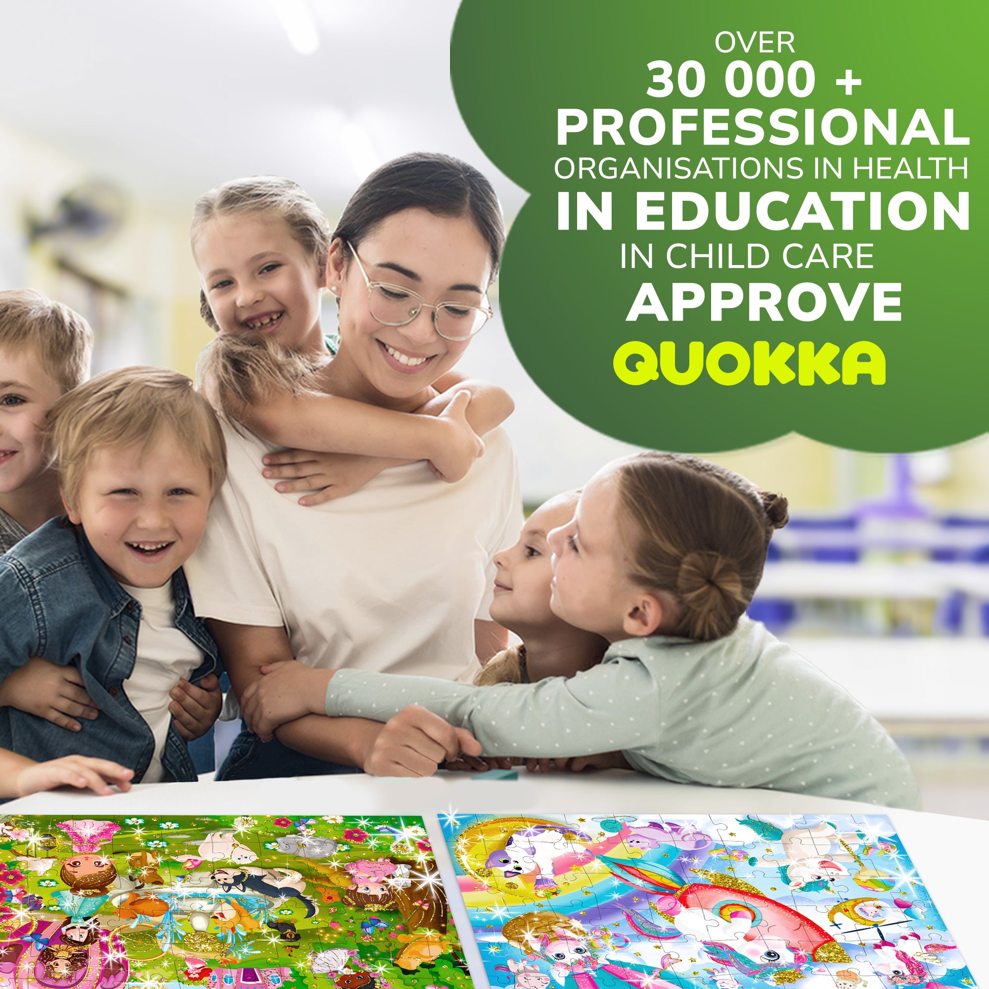 60 Piece Puzzles for Kids | Unicorns, Mermaids, Princesses & Fairy Tal