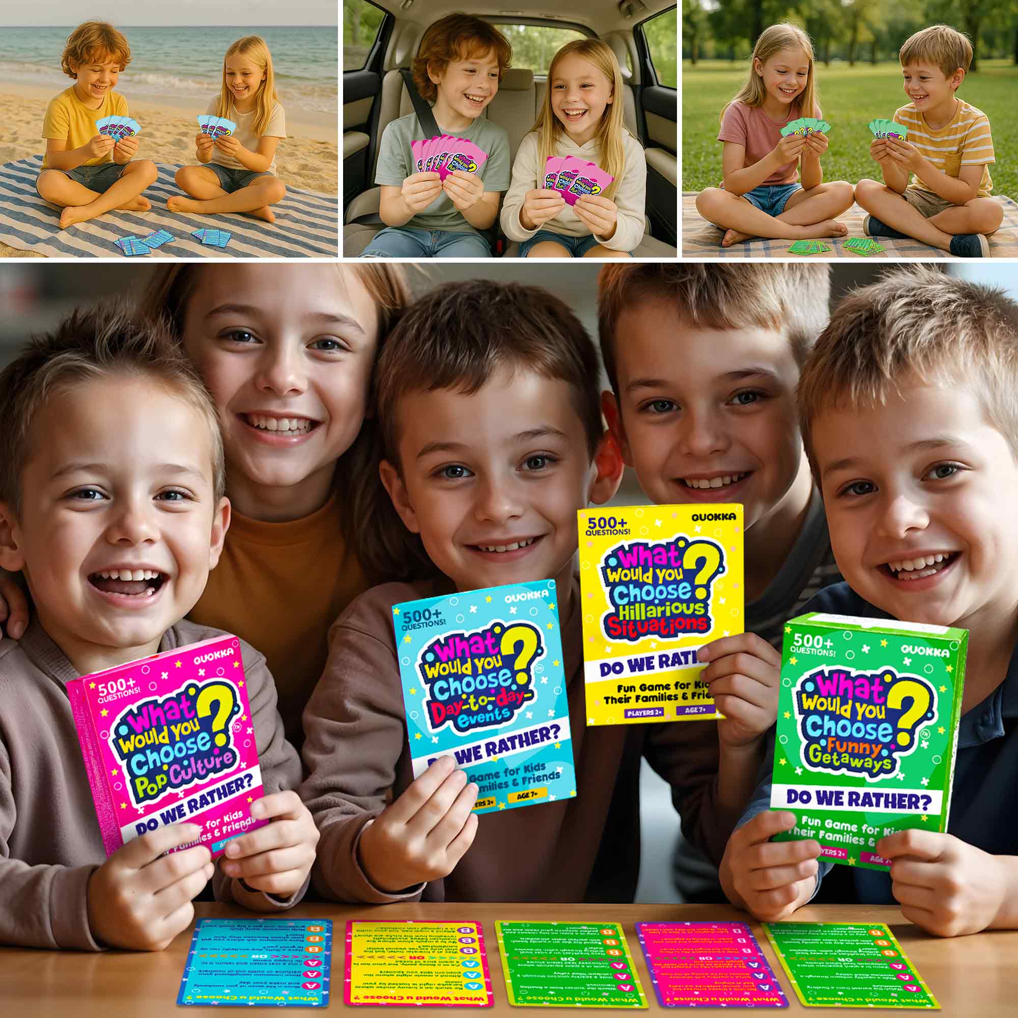 Trivia Game What Would You Choose? Pop Culture for Kids & Family