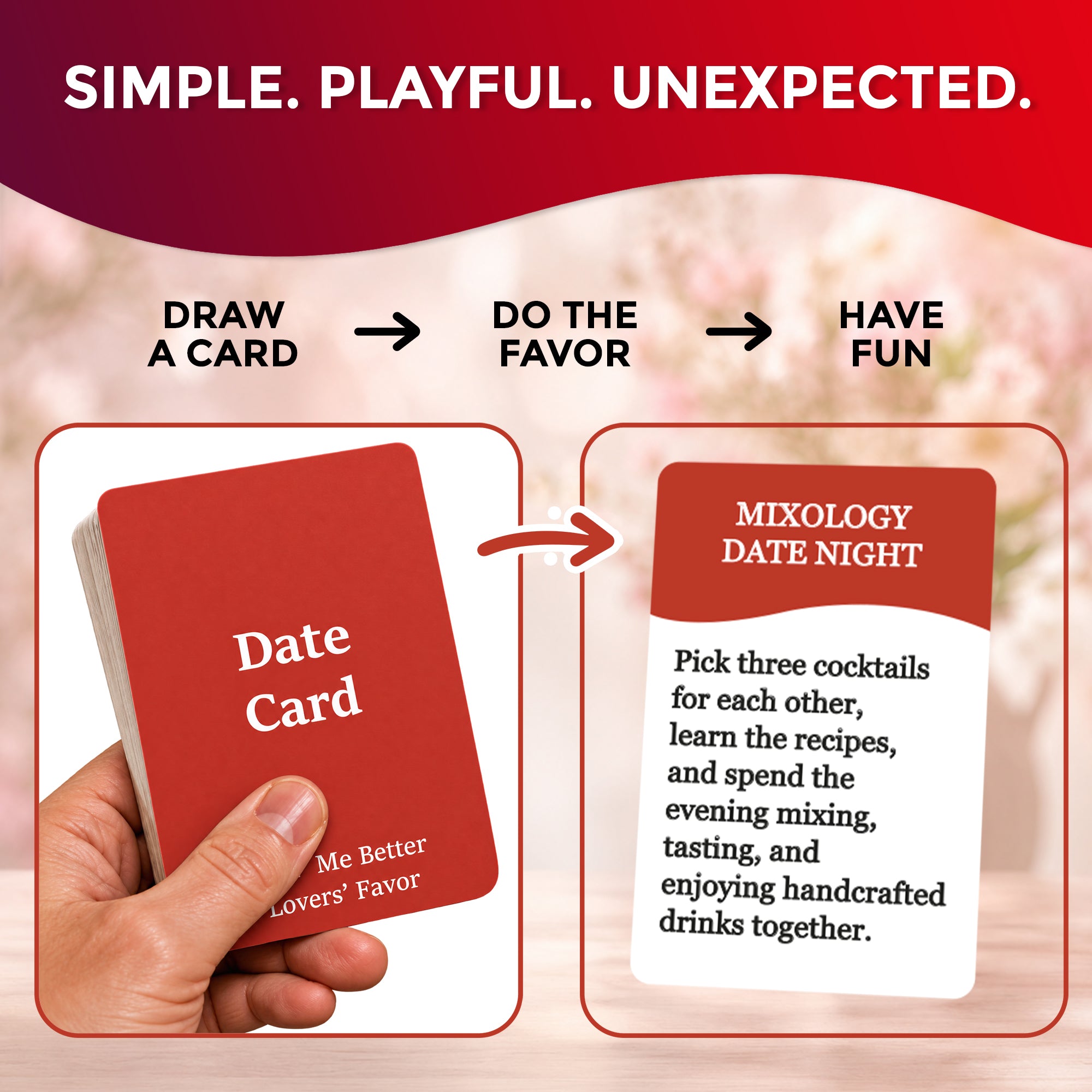 Lovers’ Favors Couples Card Game – Playful Dares & Challenges