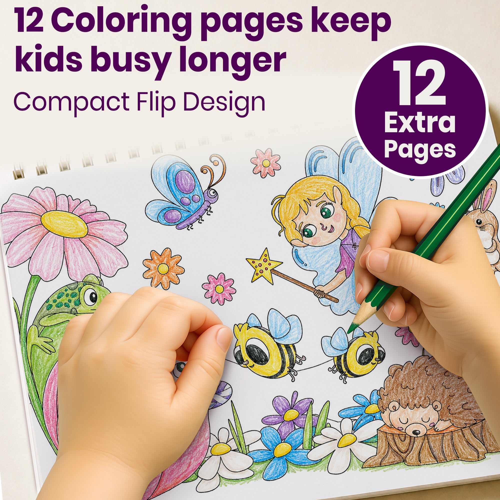 Sticker Book for Kids Fairy Tale - Draw & Stick Creative Workbook