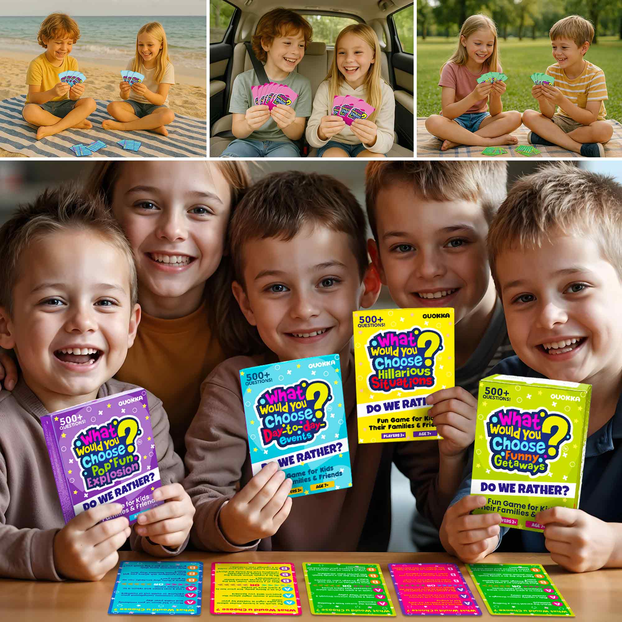 Card Game What Would You Choose? Hilarious Situations for Family