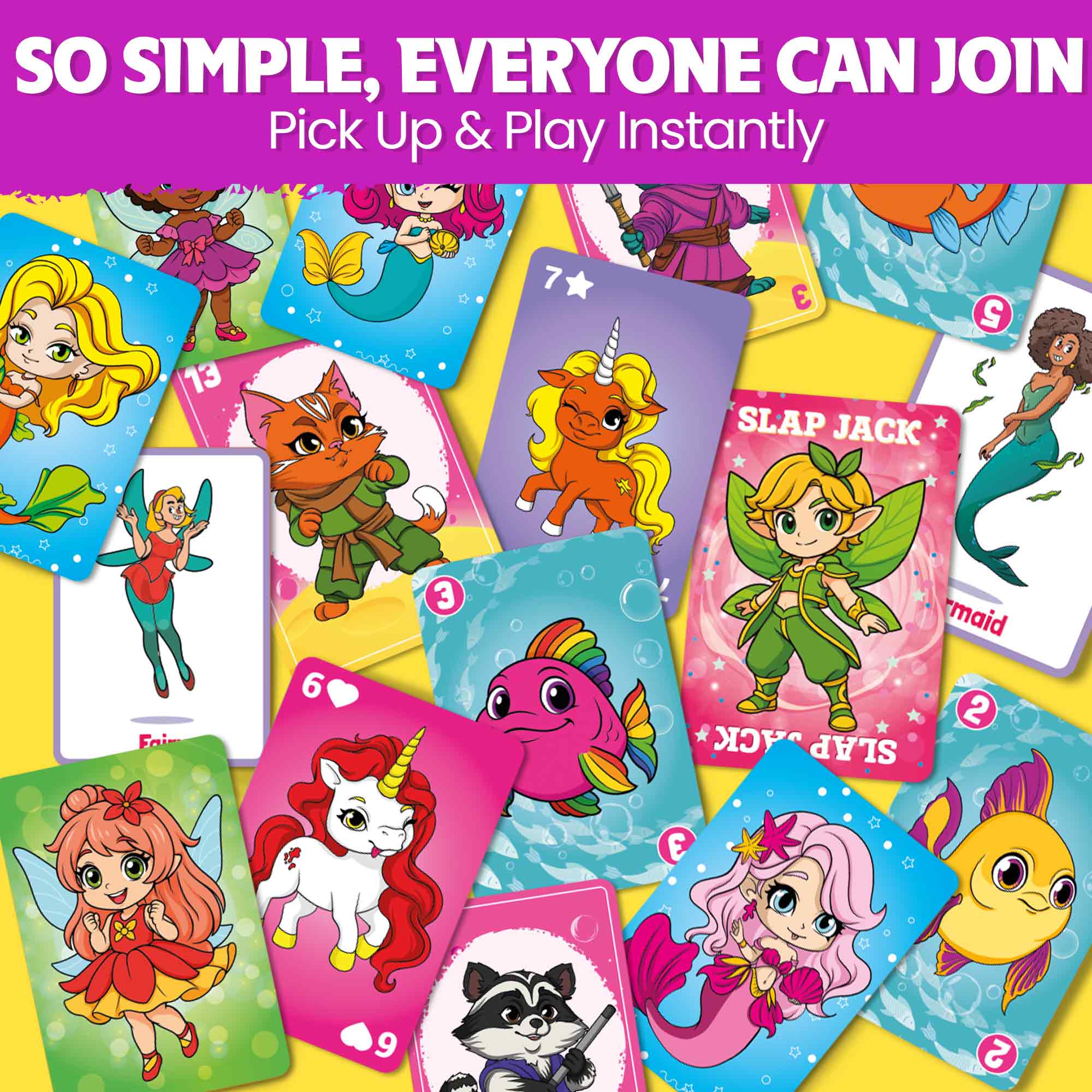 6 Pack Card Games for Kids Ages 4–8 - Fun Family Games