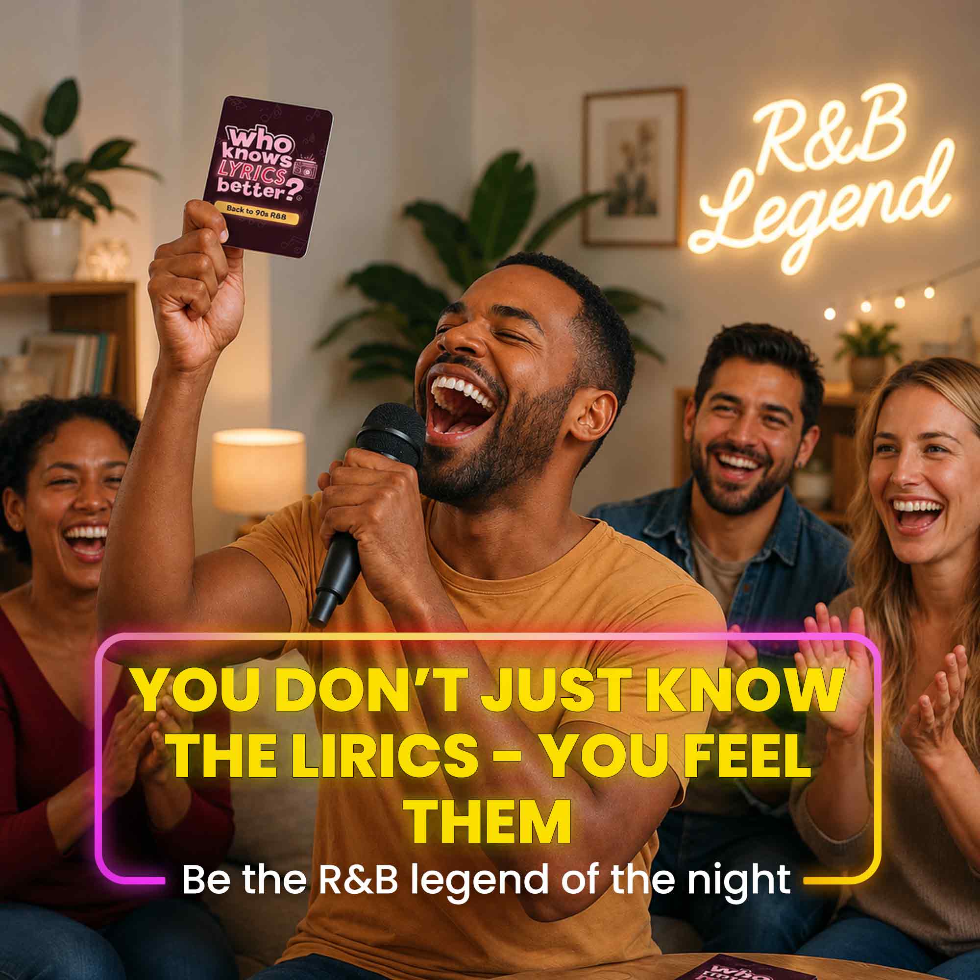 Card Game Who Knows Lyrics Better? 110 Questions Back to 90s R&B