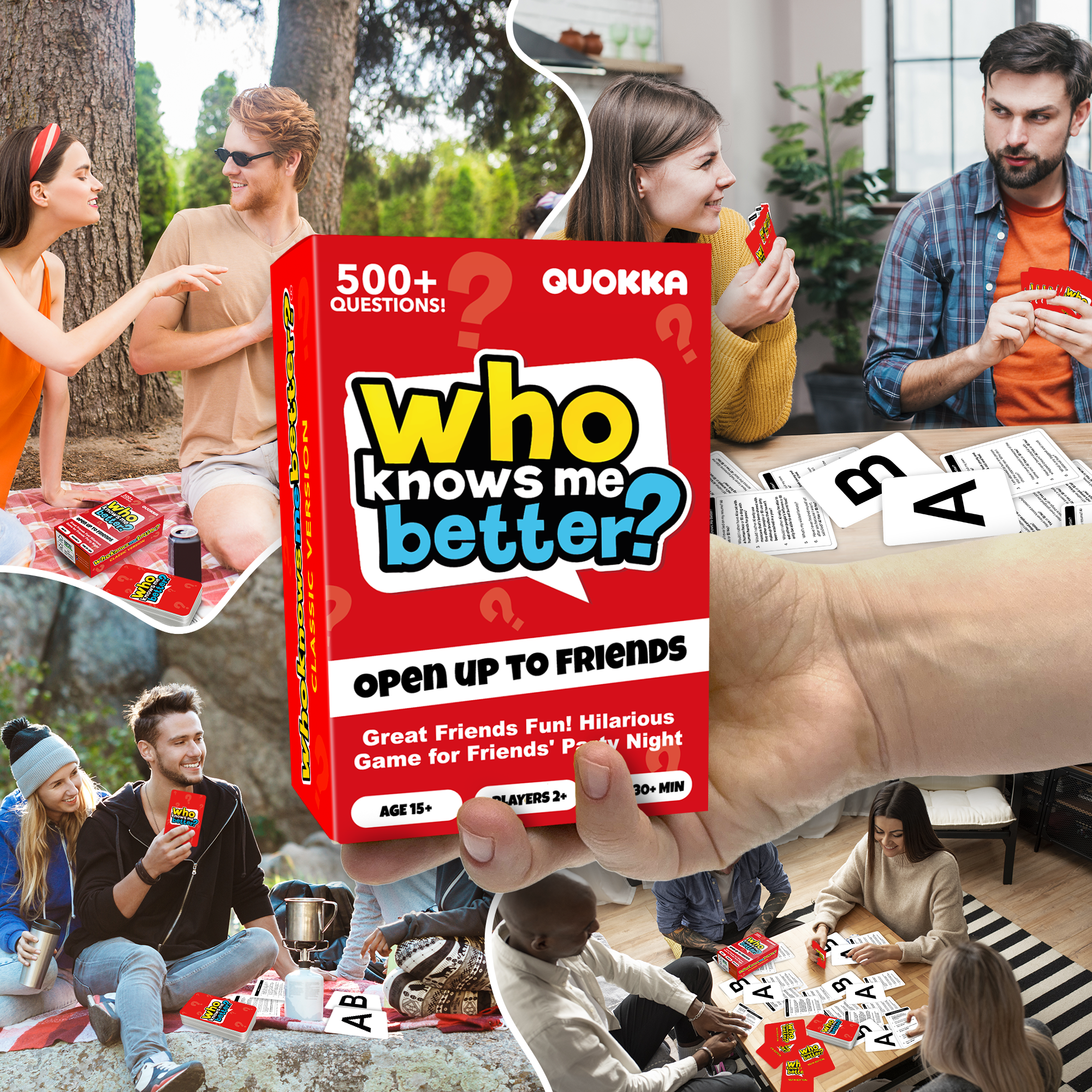 Trivia Game Who Knows Me Better Classic | Friends & Family