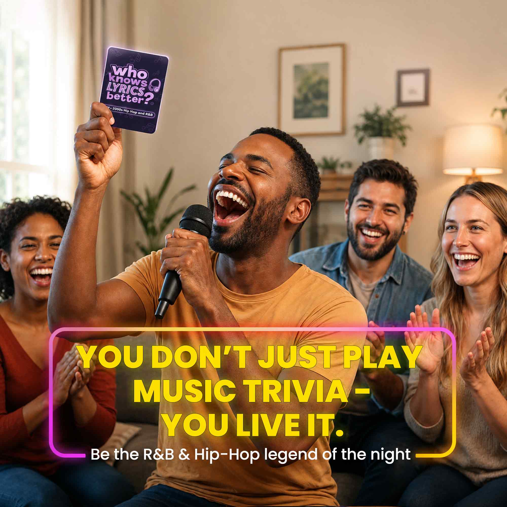 4 Pack Trivia Card Game Who Knows Music Better?
