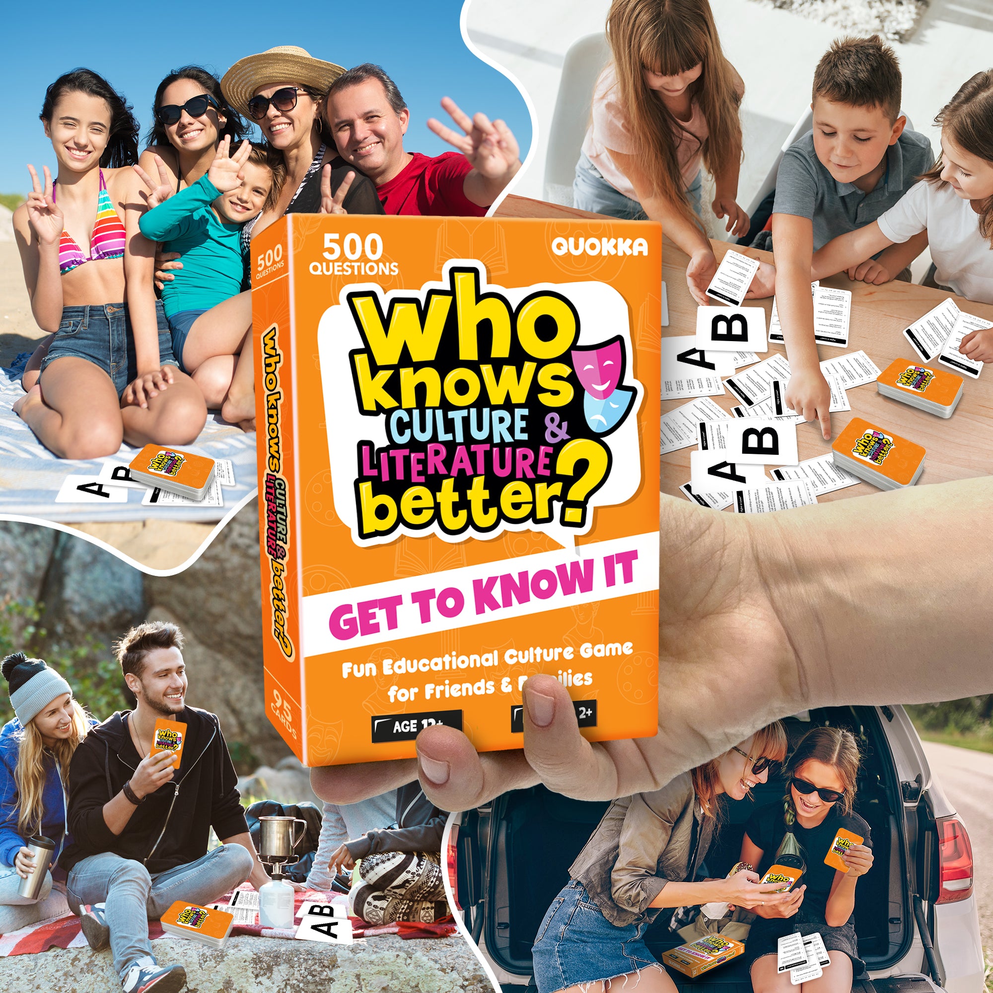 Trivia Family Game Who Knows Culture Better? 500+ Questions