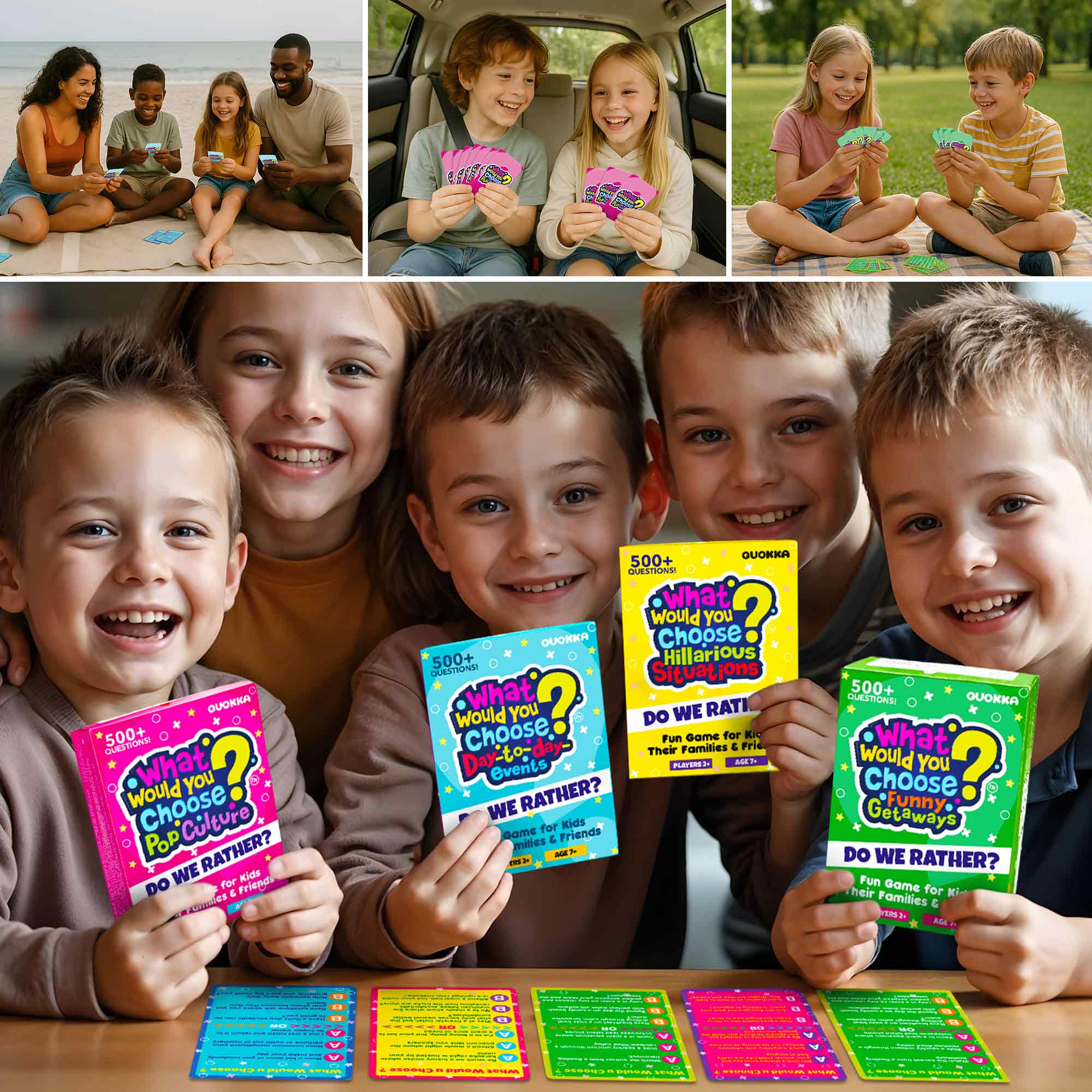 Card Game What Would You Choose? Hilarious Situations for Family