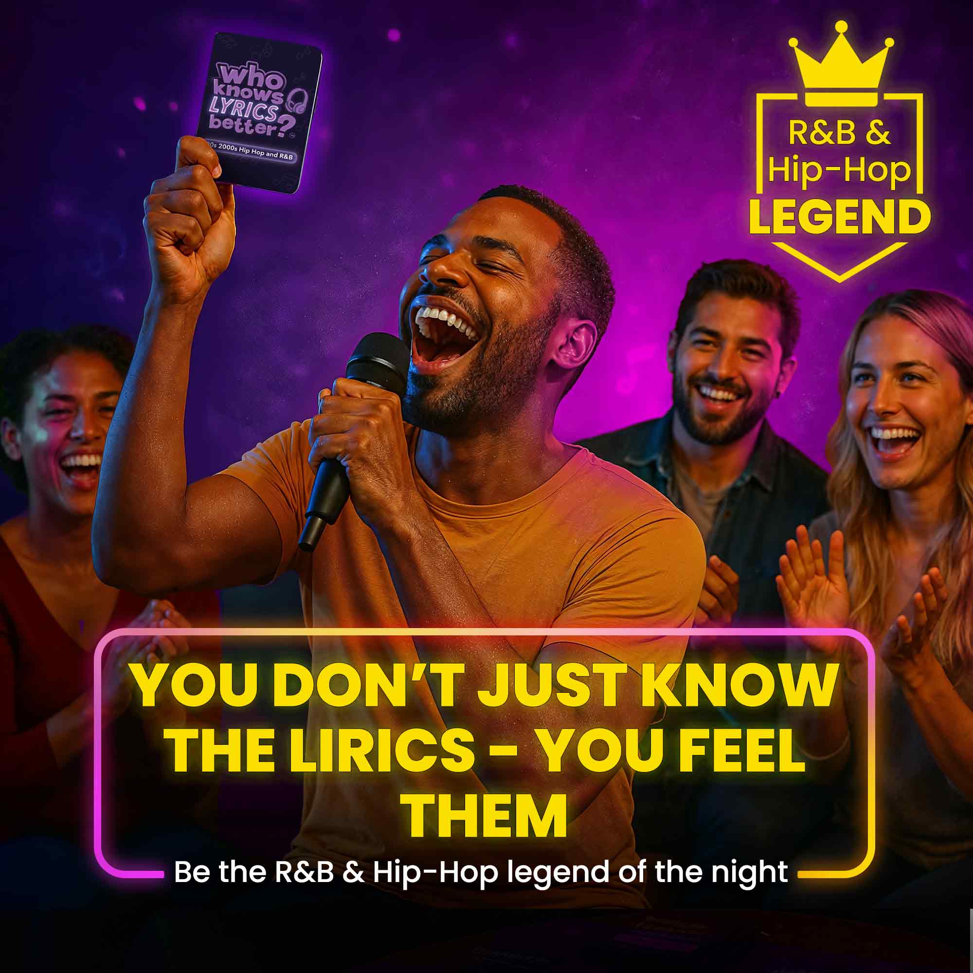 Card Game  Who Knows Lyrics Better? 90s & 2000s Hip-Hop & R&B