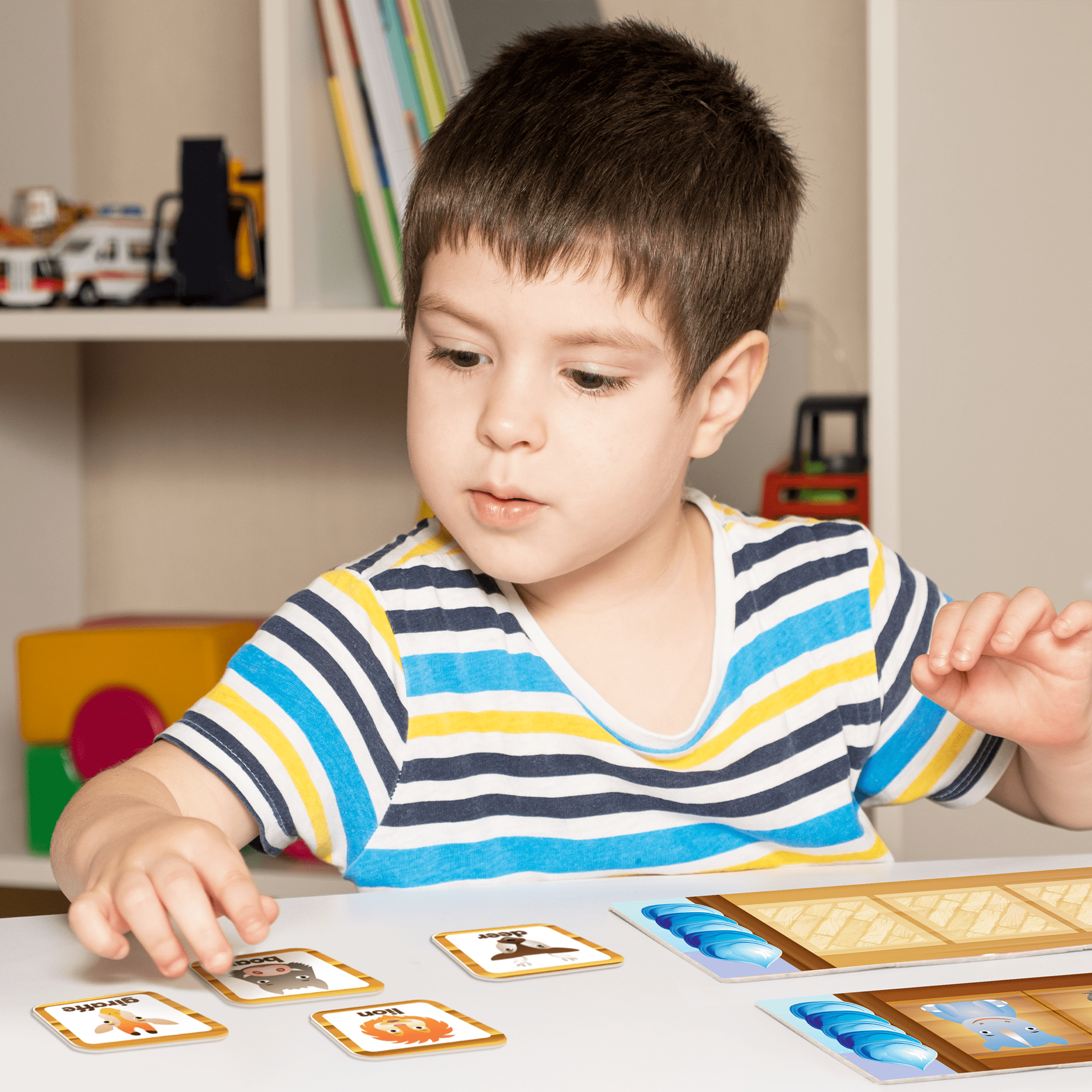 Board Bingo Game Bible Trivia for Family Noahs Ark Toy