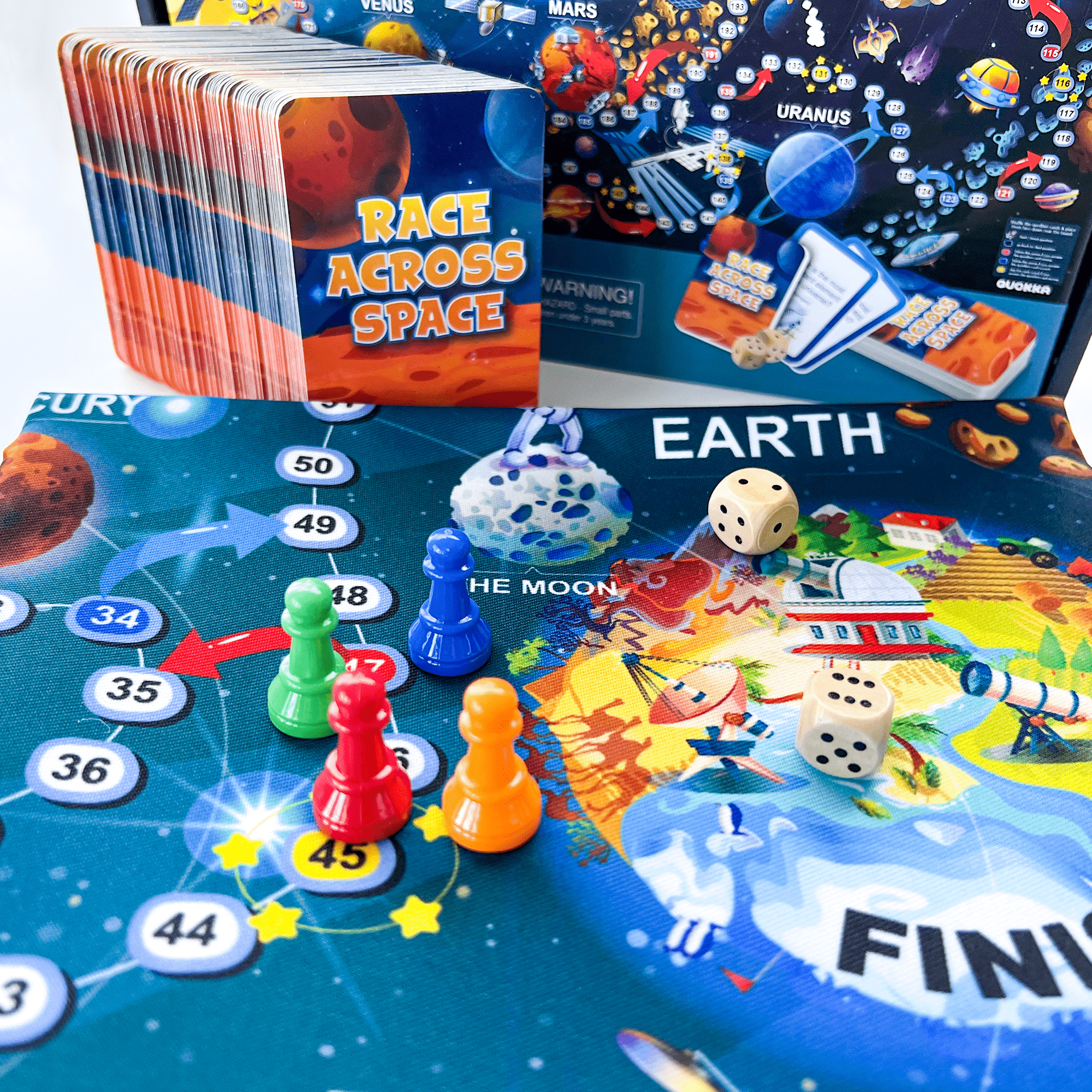 QUOKKA Space Board Game for Kids