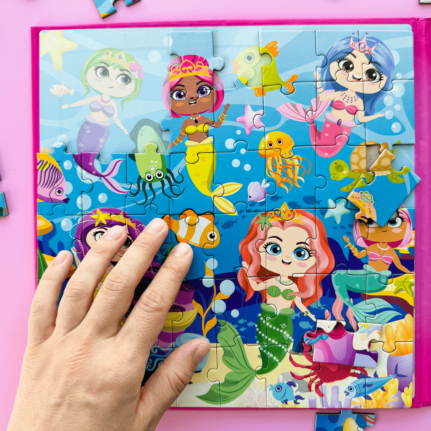 Unicorns & Mermaid Learning Magnet for Road Trip