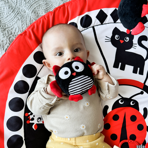QUOKKA High Contrast Baby Kick and Round Play Mat