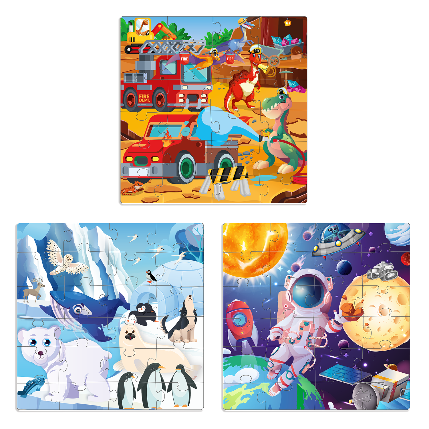 Magnetic Book 24 Piece Puzzles for Kids