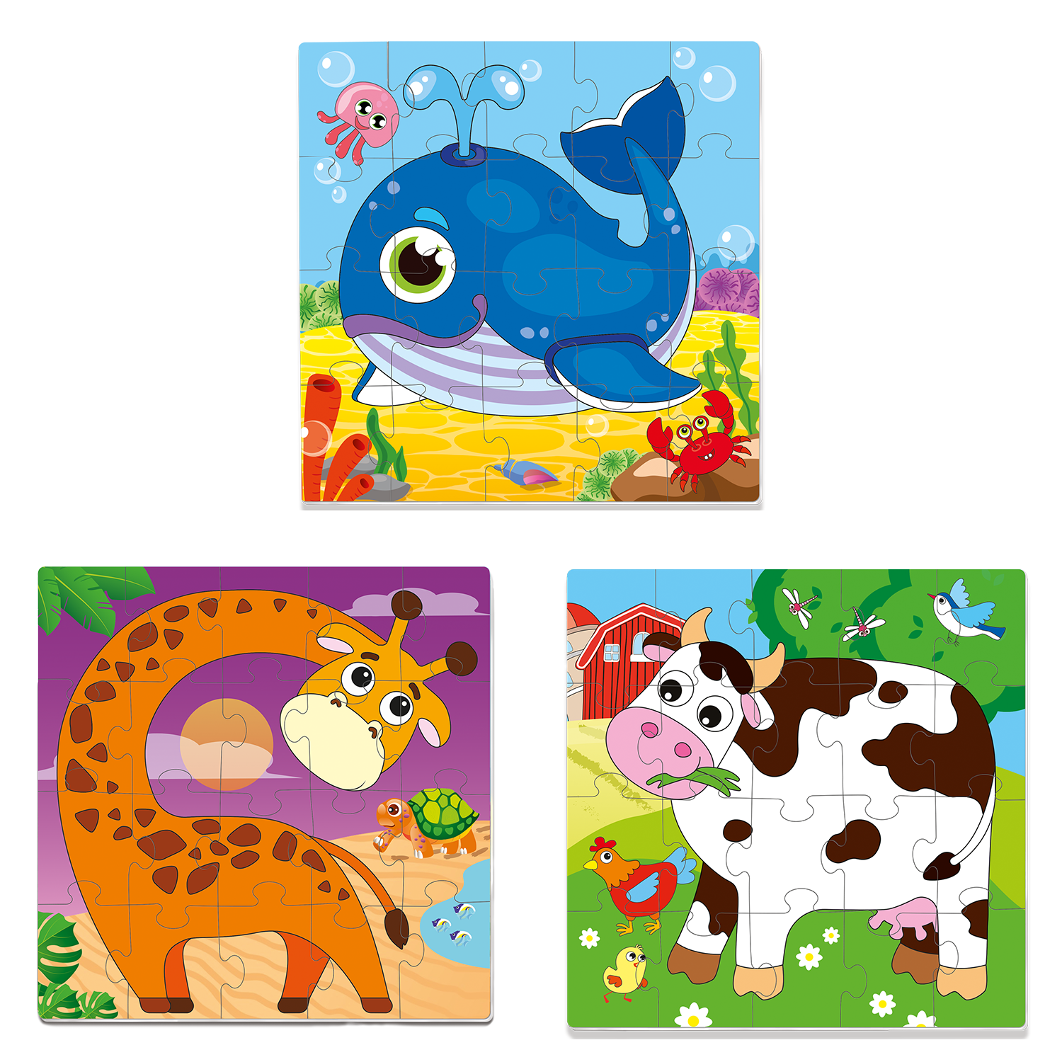 Magnetic Book 20 Piece Puzzles for Kids