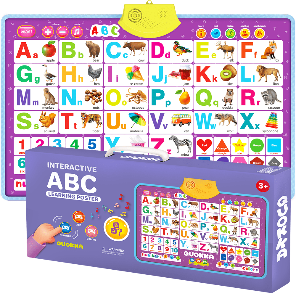 Alphabet Poster Preschool Learning Toy